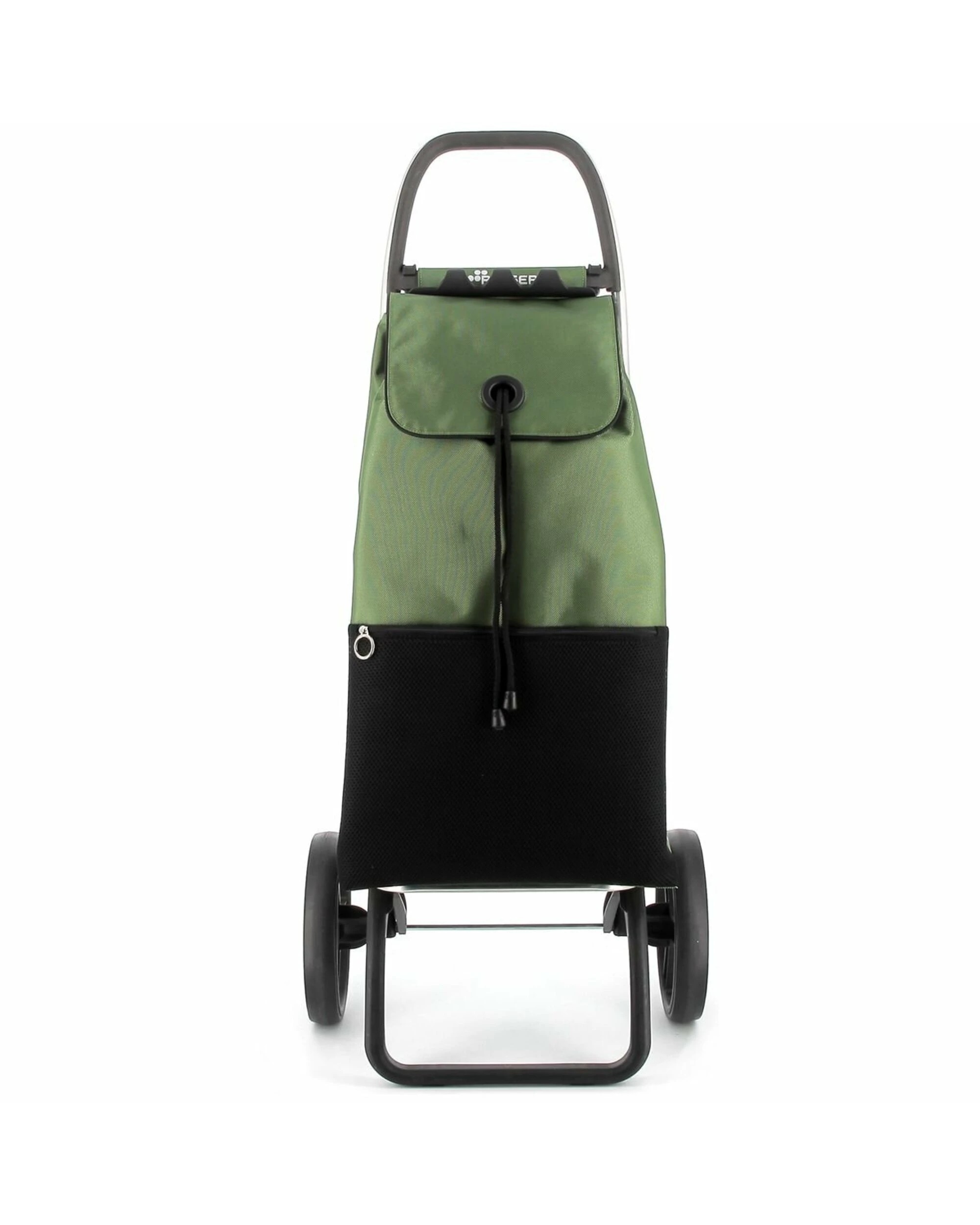 4 Rolser IMax Urban Folding Big Wheel Trolley Khaki, 4 of 4