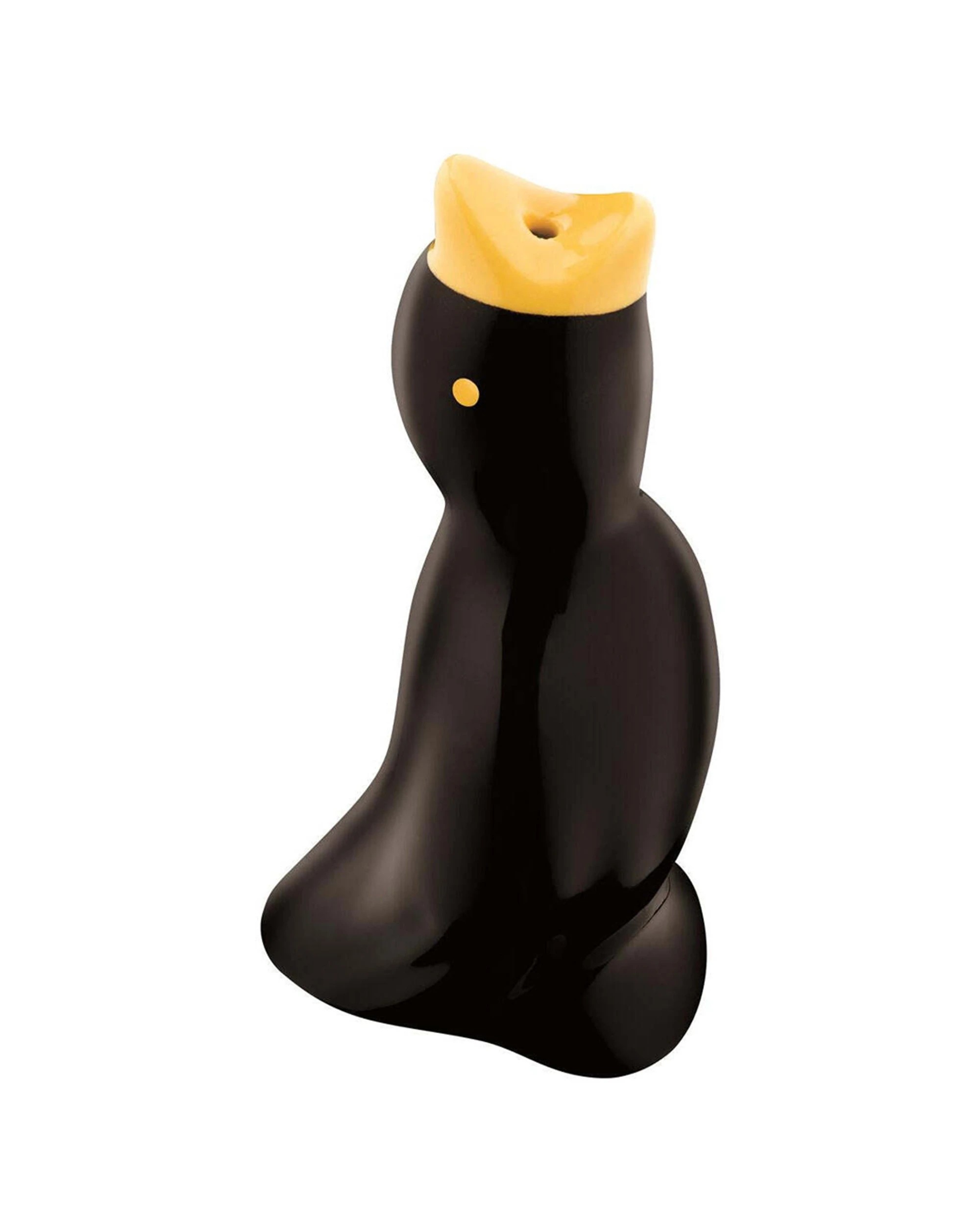 1 Avanti Ceramic Black Bird Pie Funnel Steam Releaser Oven Safe Ceramic - Black, 1 of 1