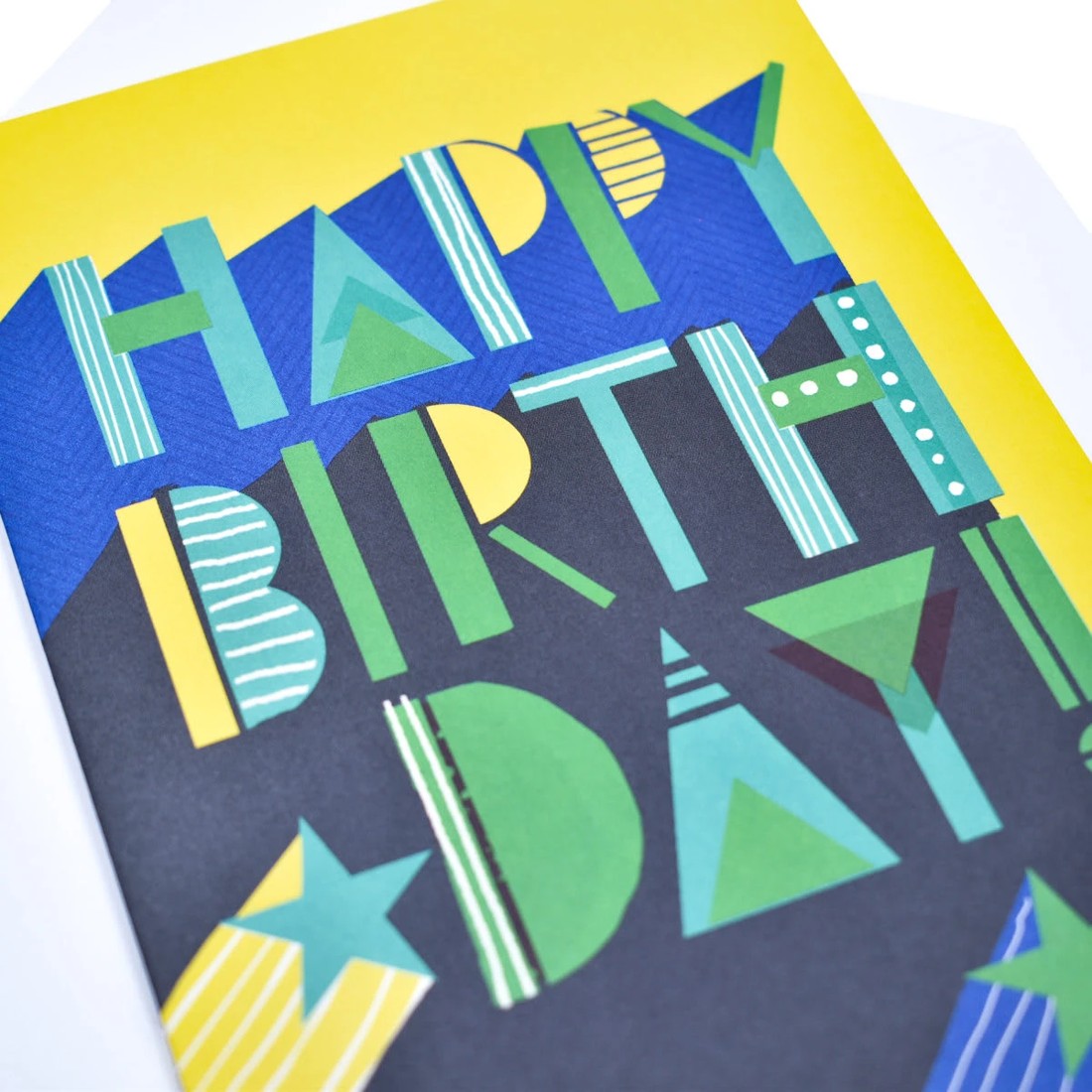 3 Hallmark Birthday Card - Geometric, 3 of 3