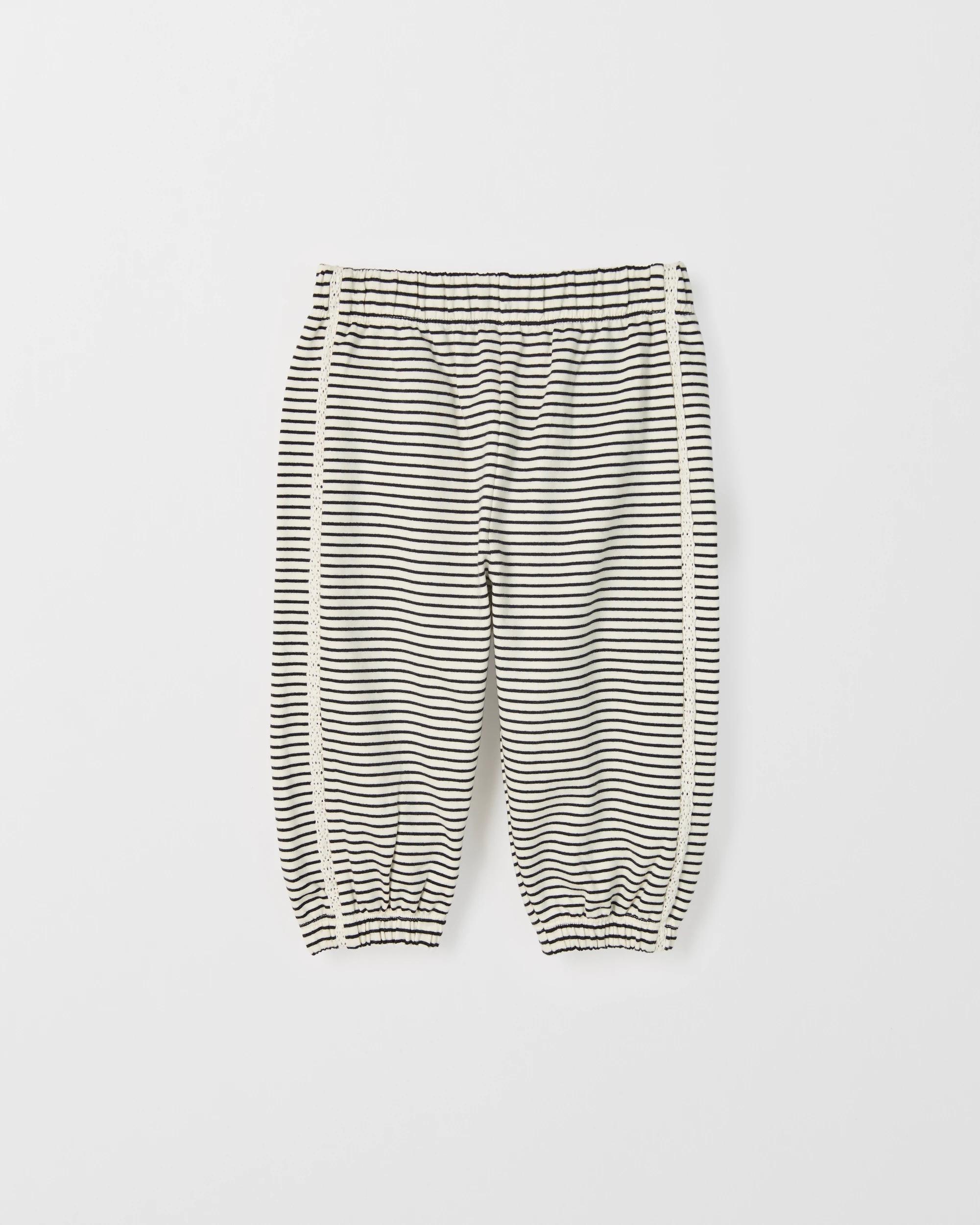 1 Target Baby Organic Cotton Lace Trim Trackpants , 1 of 2