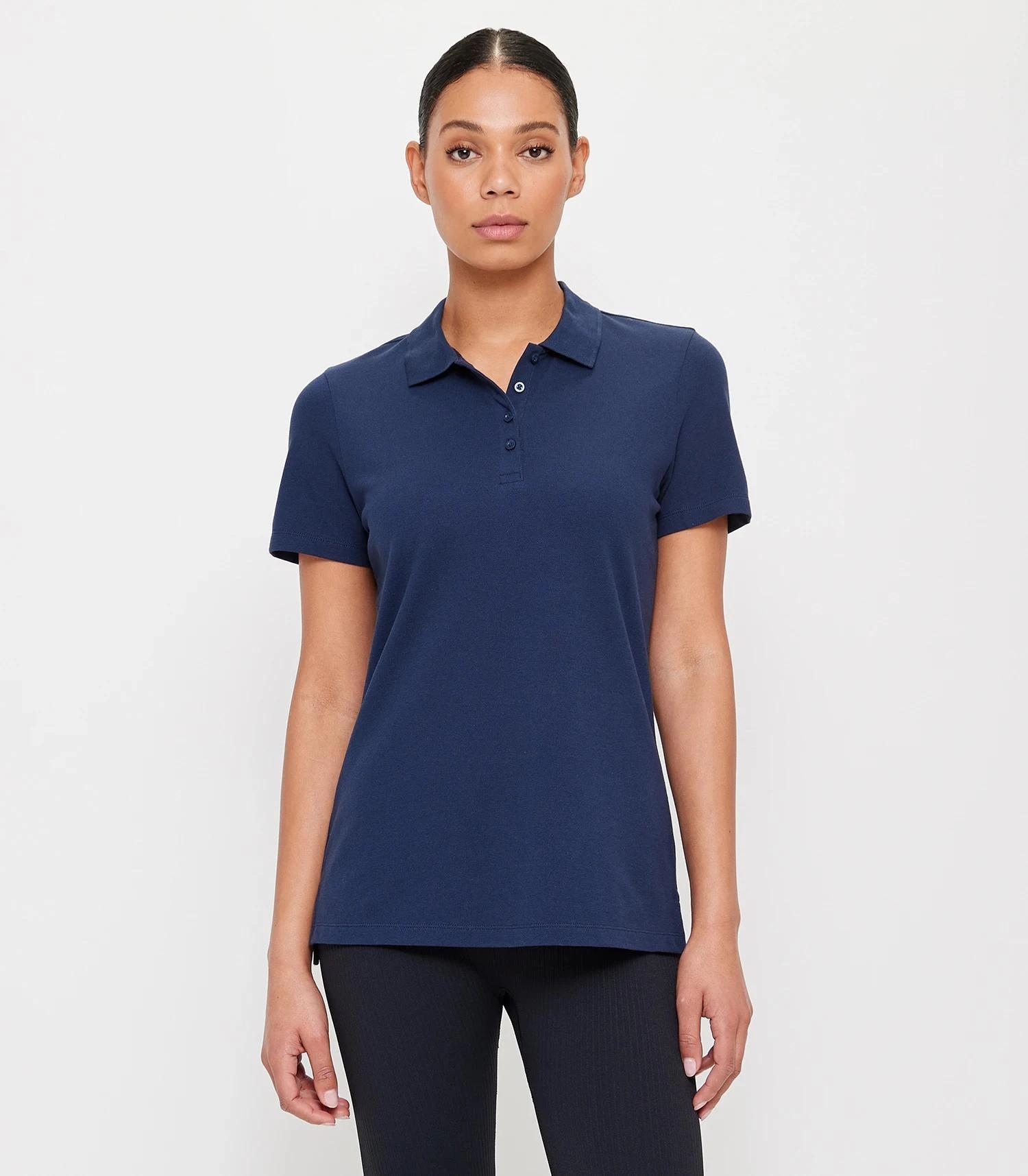 1 Target Active Pique Polo T-Shirt NAVY BLUE, 1 of 6