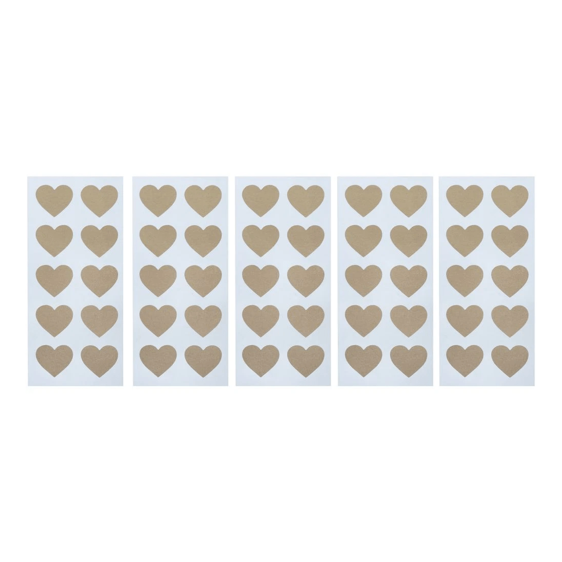2 Born Envelope Seals 50 Pack Gold Heart, 2 of 2