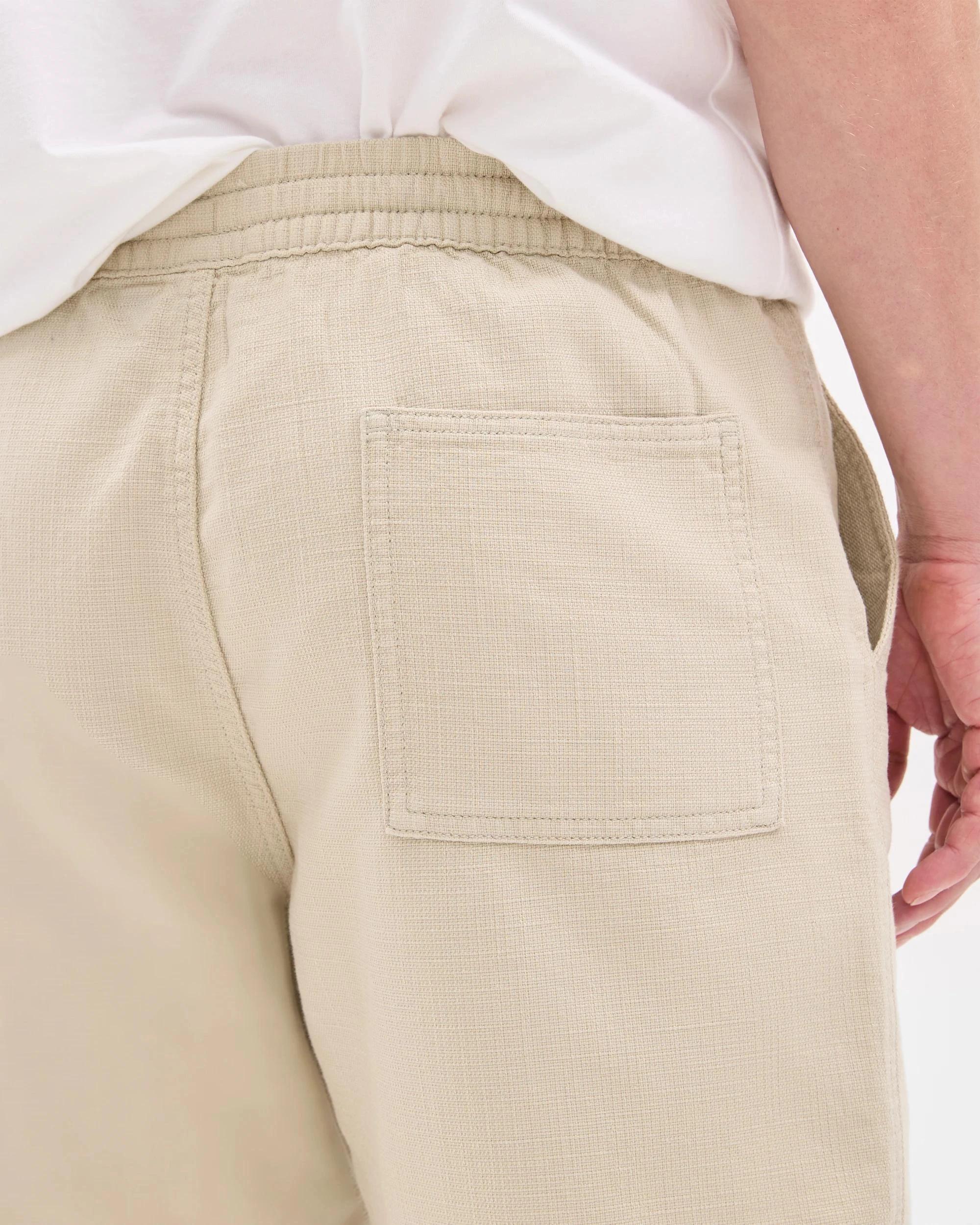 5 Target Australian Cotton Textured Shorts STONE, 5 of 5