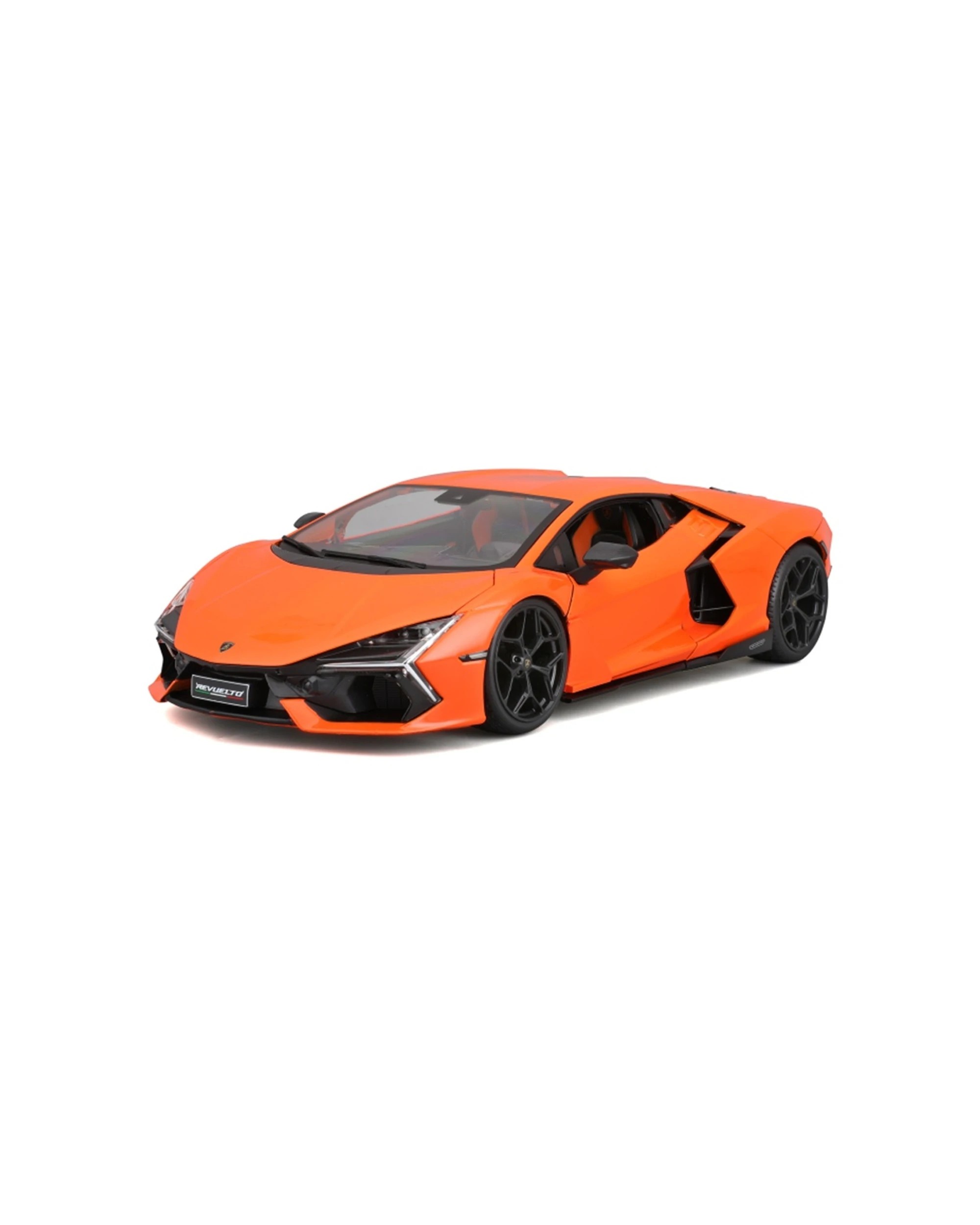 1 Maisto 2023 Lamborghini Revuelto HPEV Hybrid Model Car Replica Toy - Orange, 1 of 7