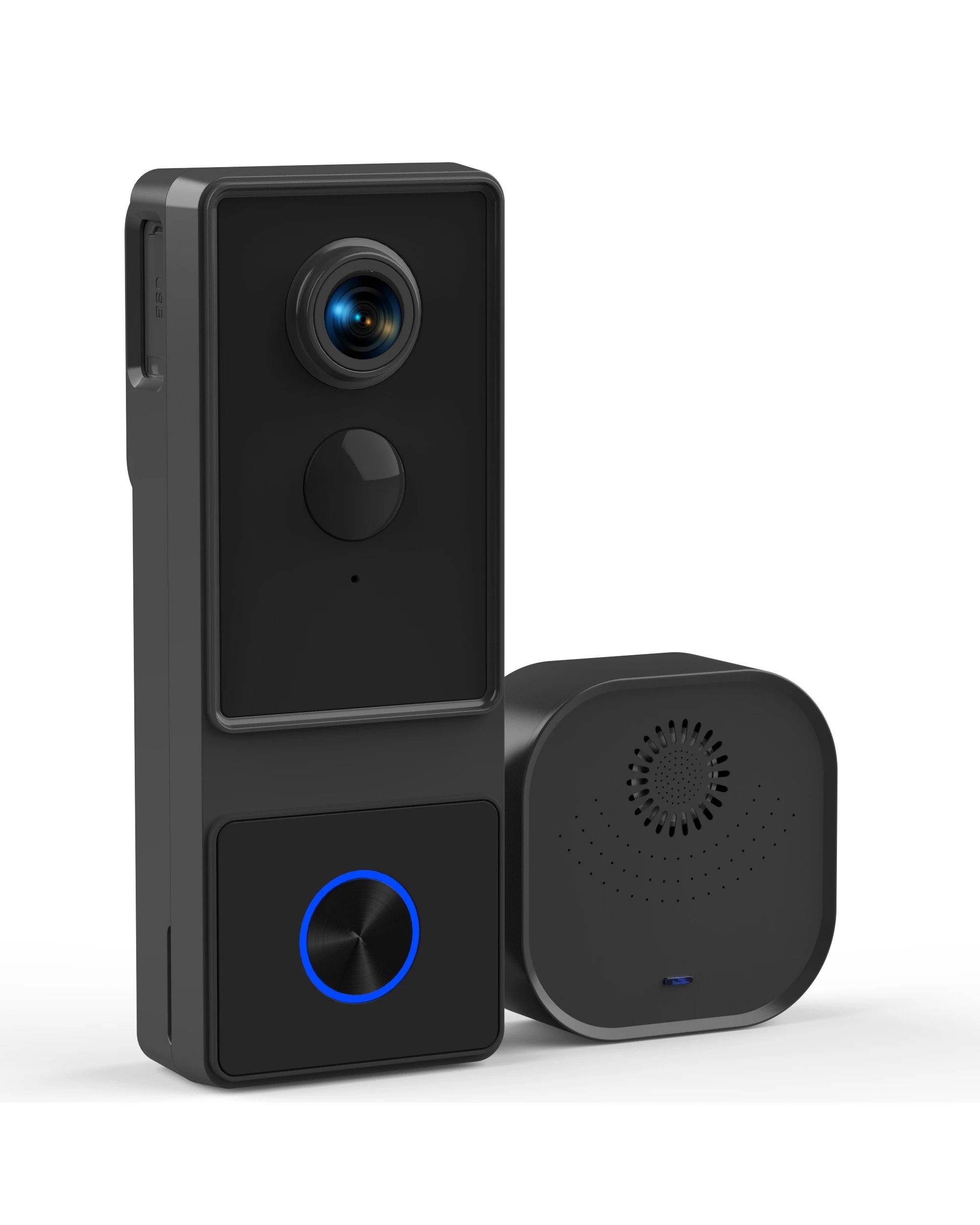 4 Advwin Video Doorbell Camera with Chime - Black, 4 of 5