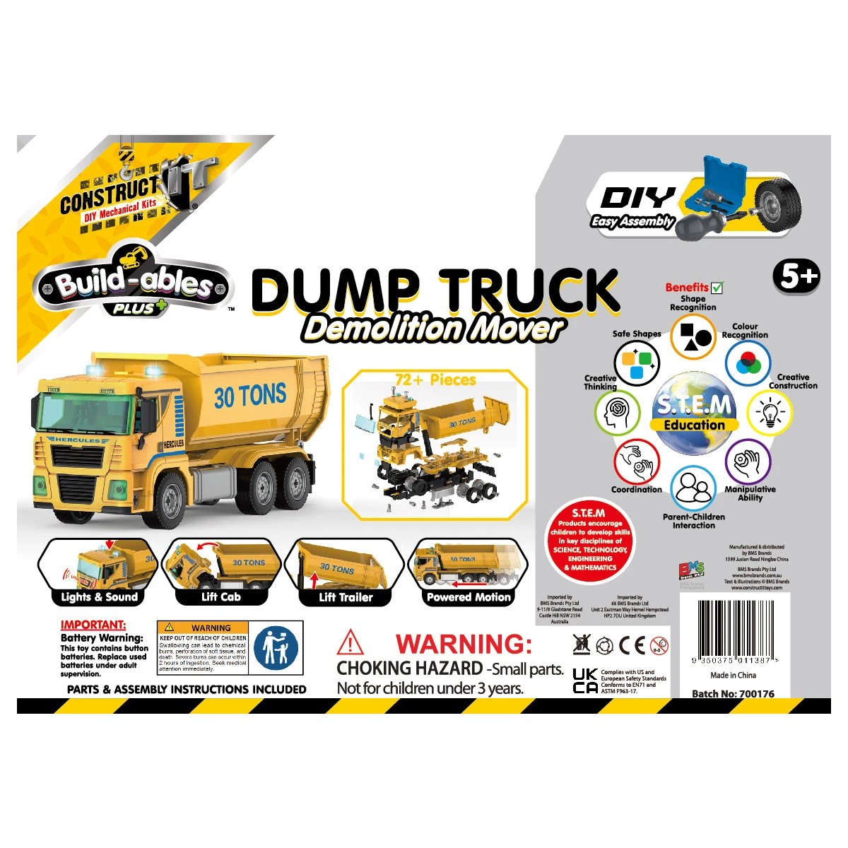 4 Construct-It Build-ables Plus - Dump Truck, Demolition Mover, 4 of 4