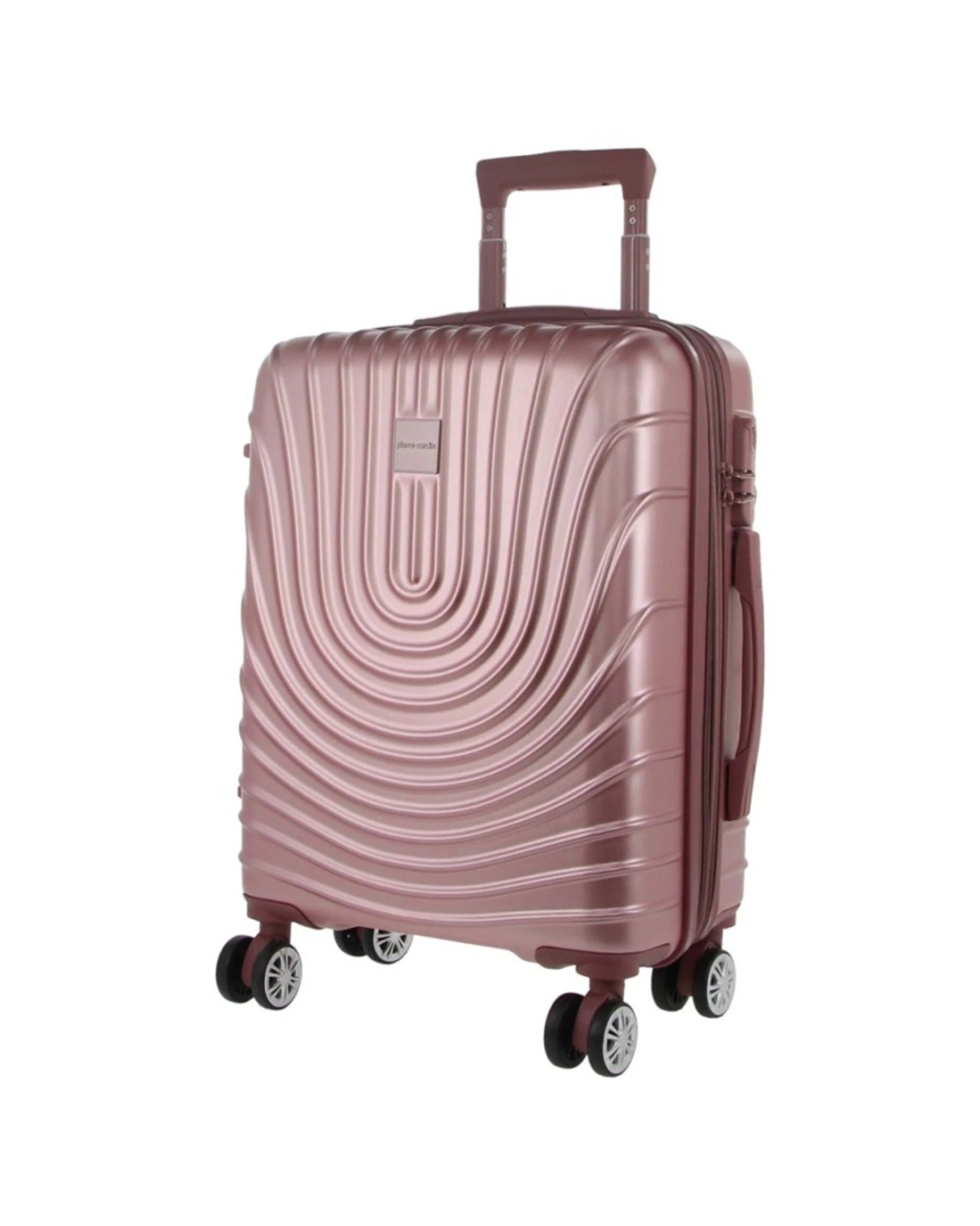 1 Pierre Cardin Durable Hard Shell 4 Wheel TSA Lock Large Suitcase Rose Lightweight - Pink, 1 of 4
