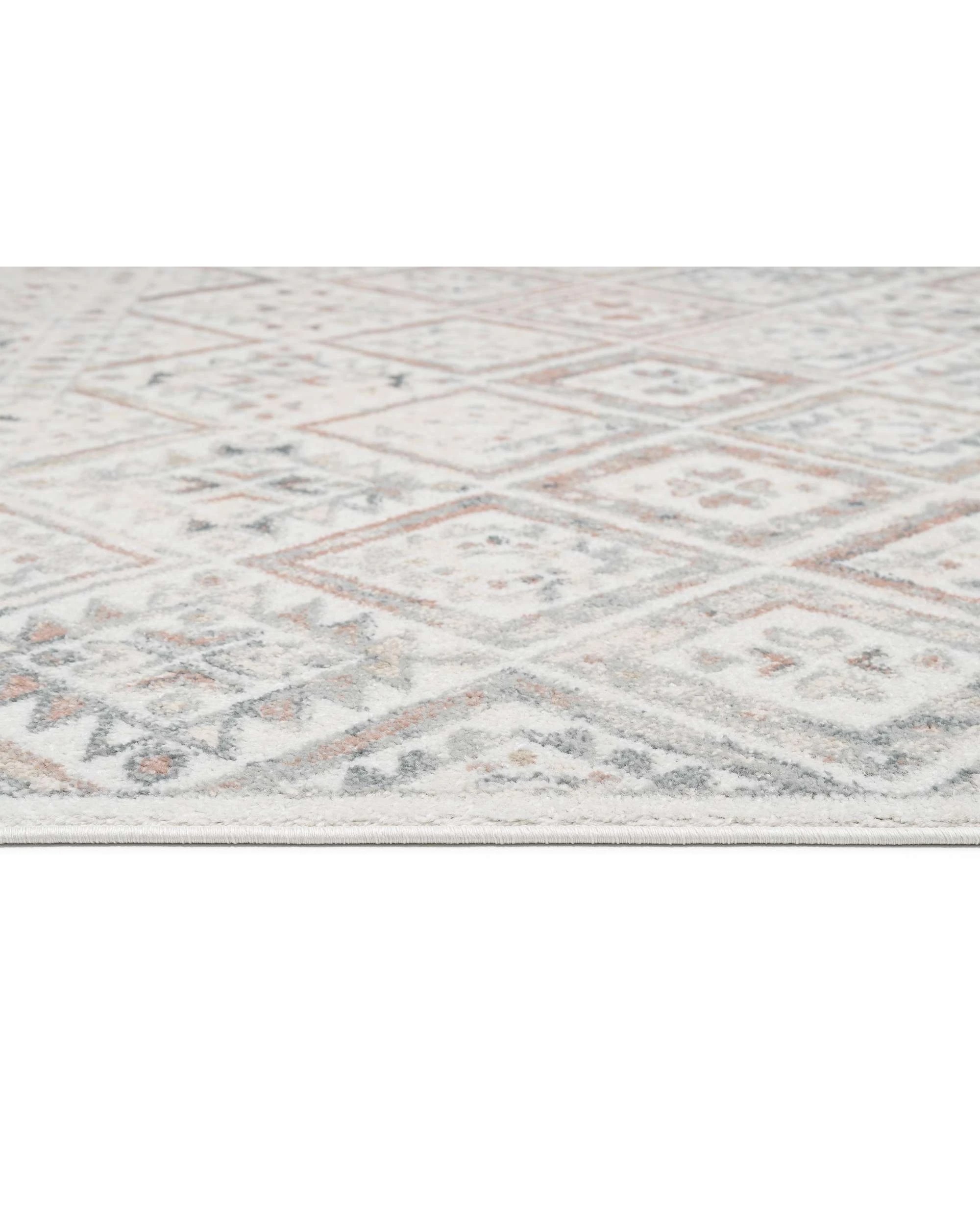 6 Loopsie Sorell Traditional Medallion Rug-370cm x 280cm - White, 6 of 8