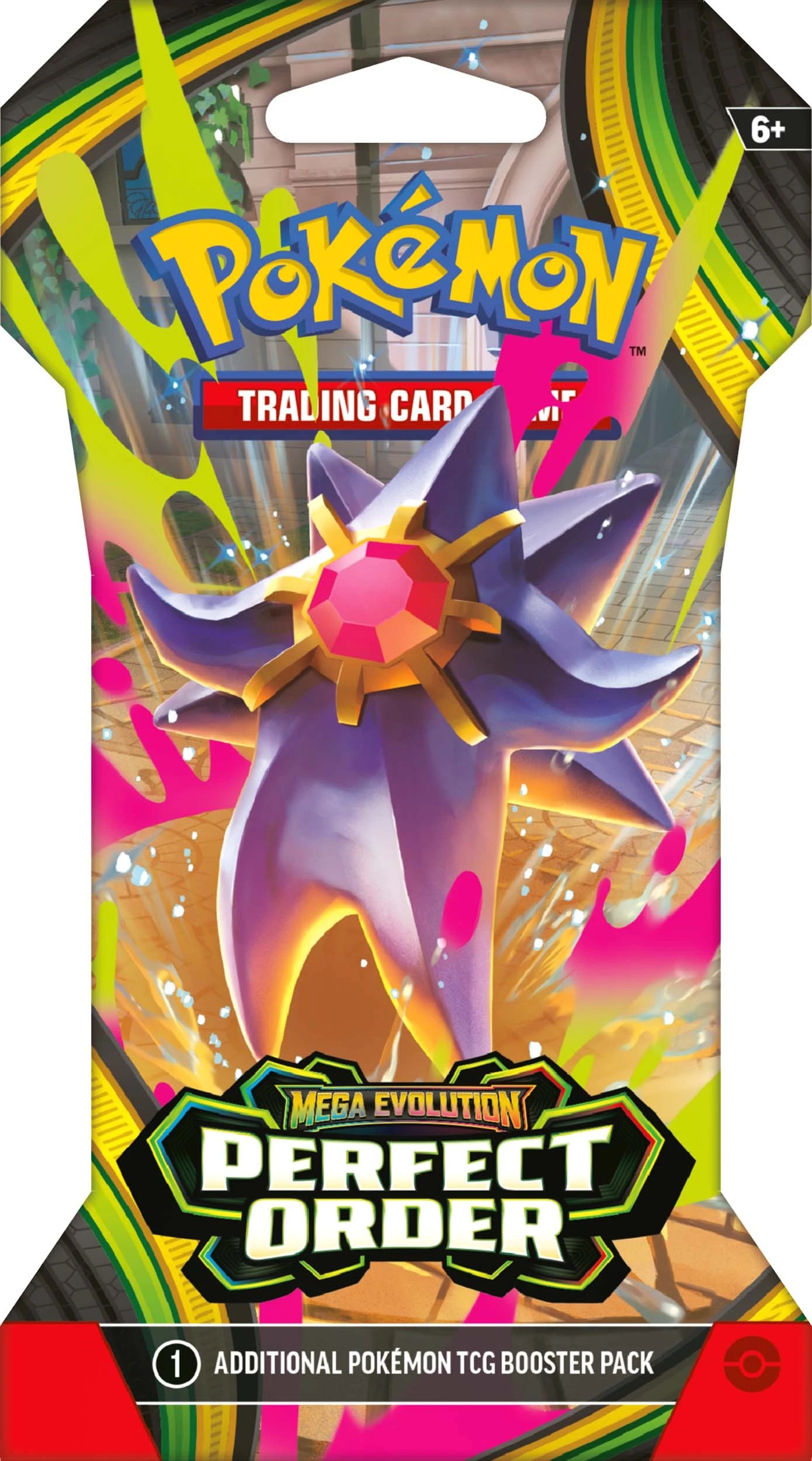 5 Pokemon Trading Card Game: Mega Evolution - Perfect Order Sleeved Booster - Assorted, 5 of 6
