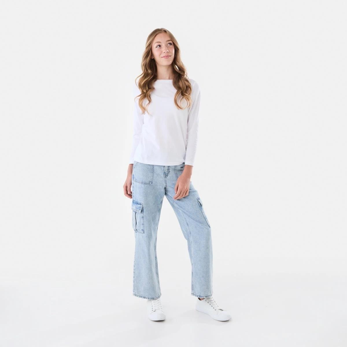 6 Cargo Jeans Light Wash, 6 of 9
