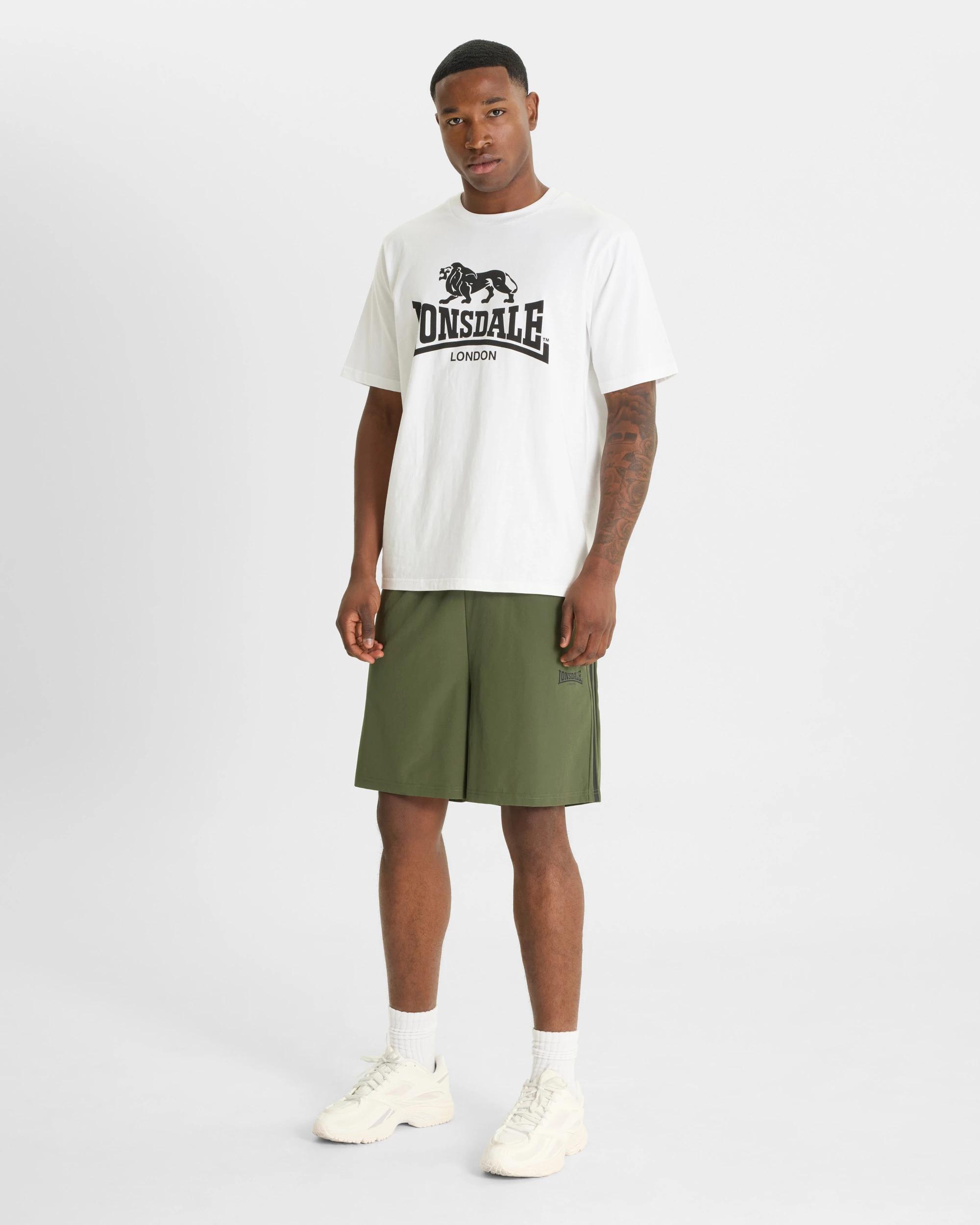 6 Lonsdale London Active Tech Shorts OLIVE, 6 of 6
