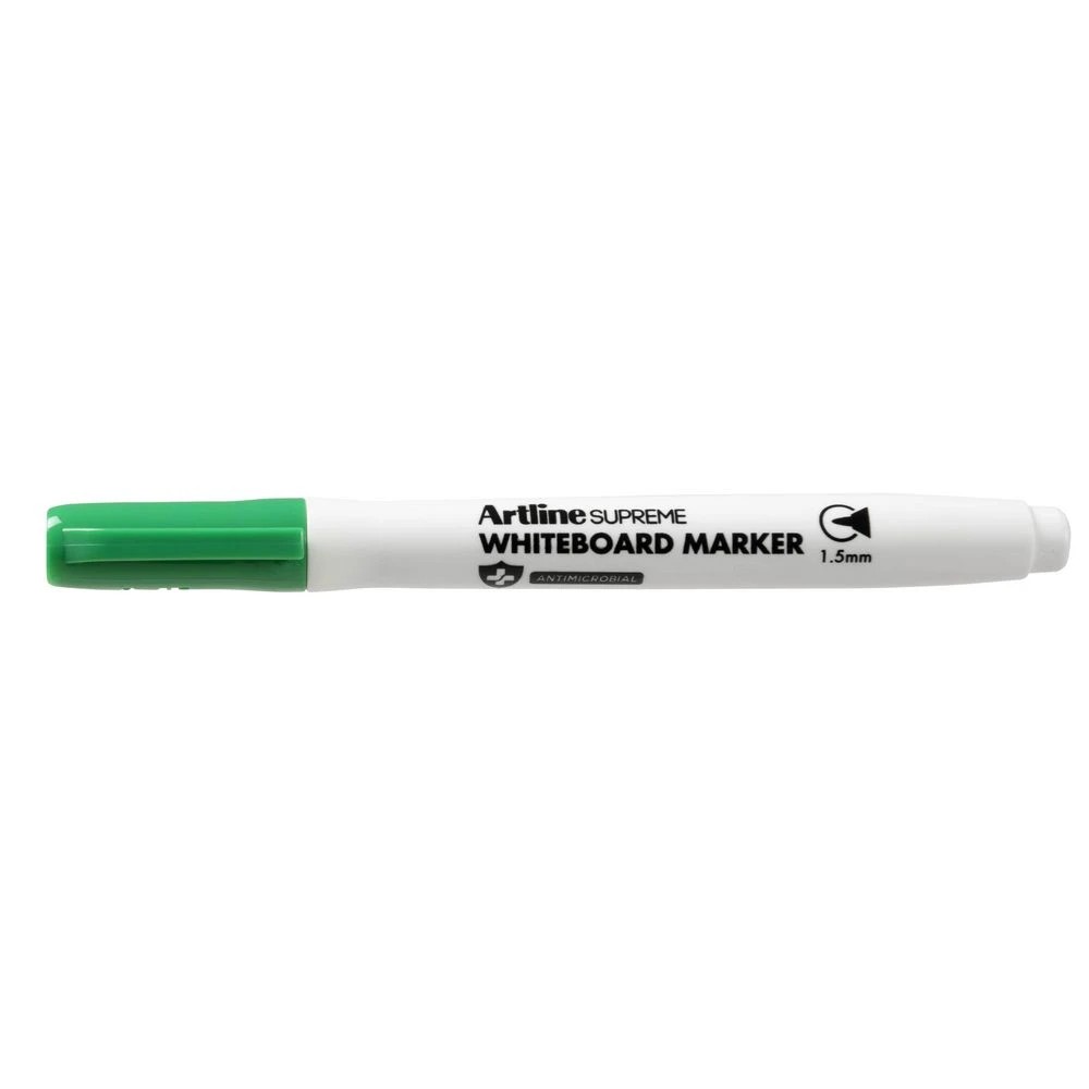 2 Artline Supreme Whiteboard Marker Bullet Green, 2 of 3