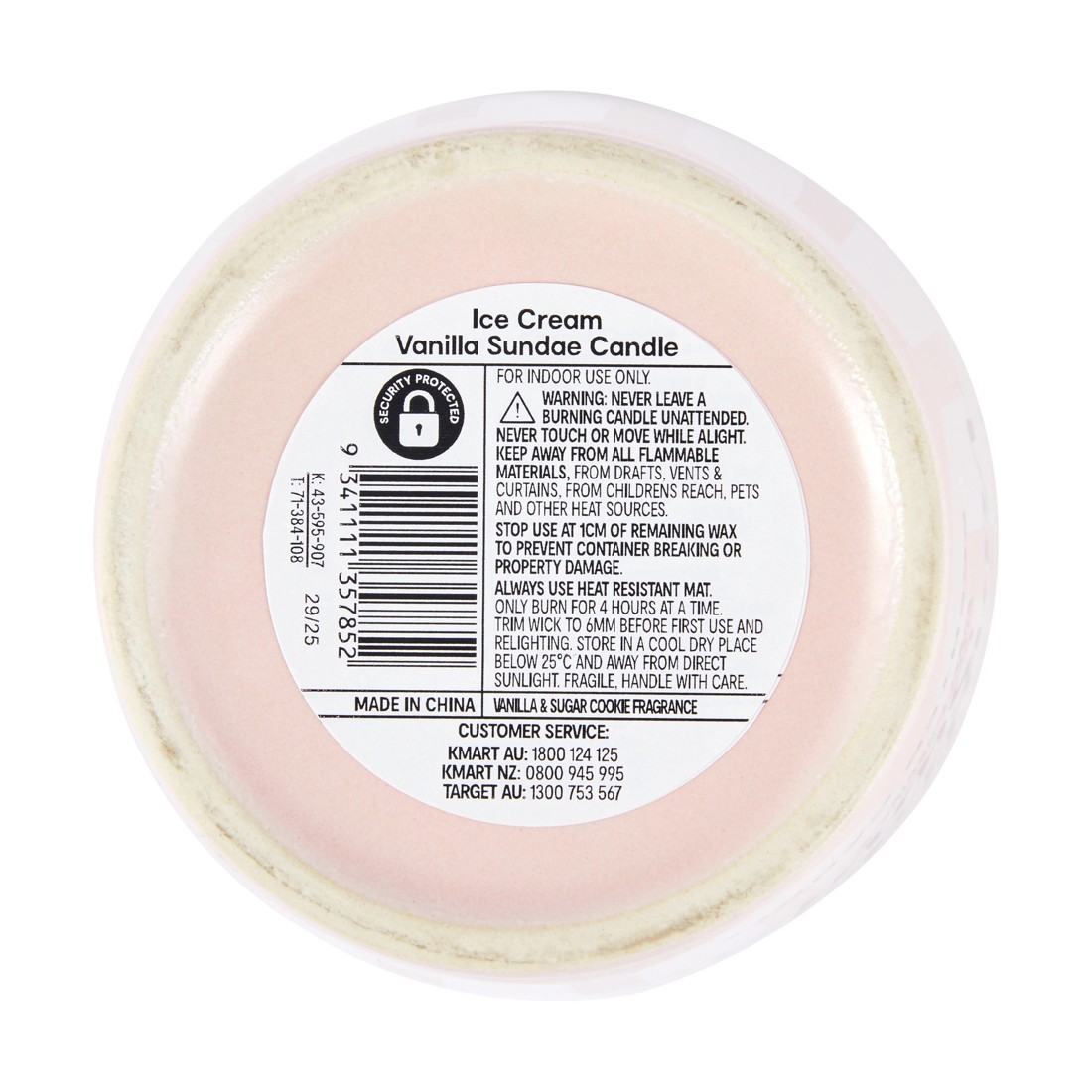 6 Ice Cream Vanilla Sundae Candle, 6 of 6