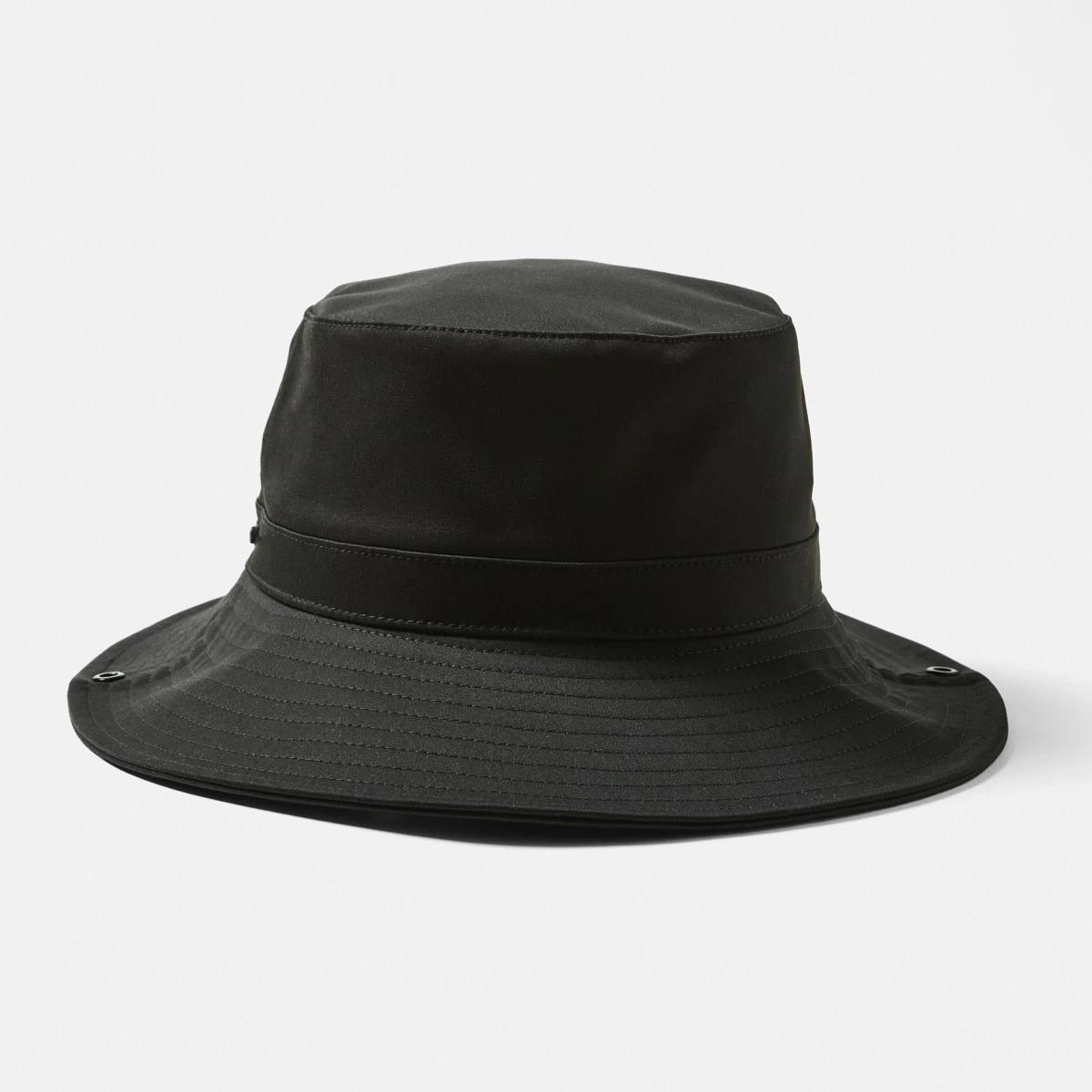 1 Water Resistant Wide Brim Hat BLACK, 1 of 2