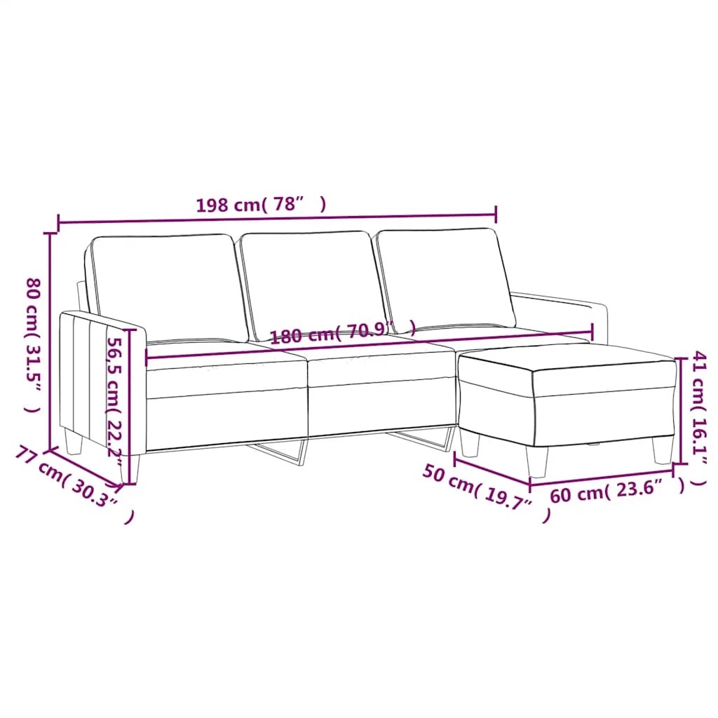 6 Vidaxl Sofa - Black, 6 of 6