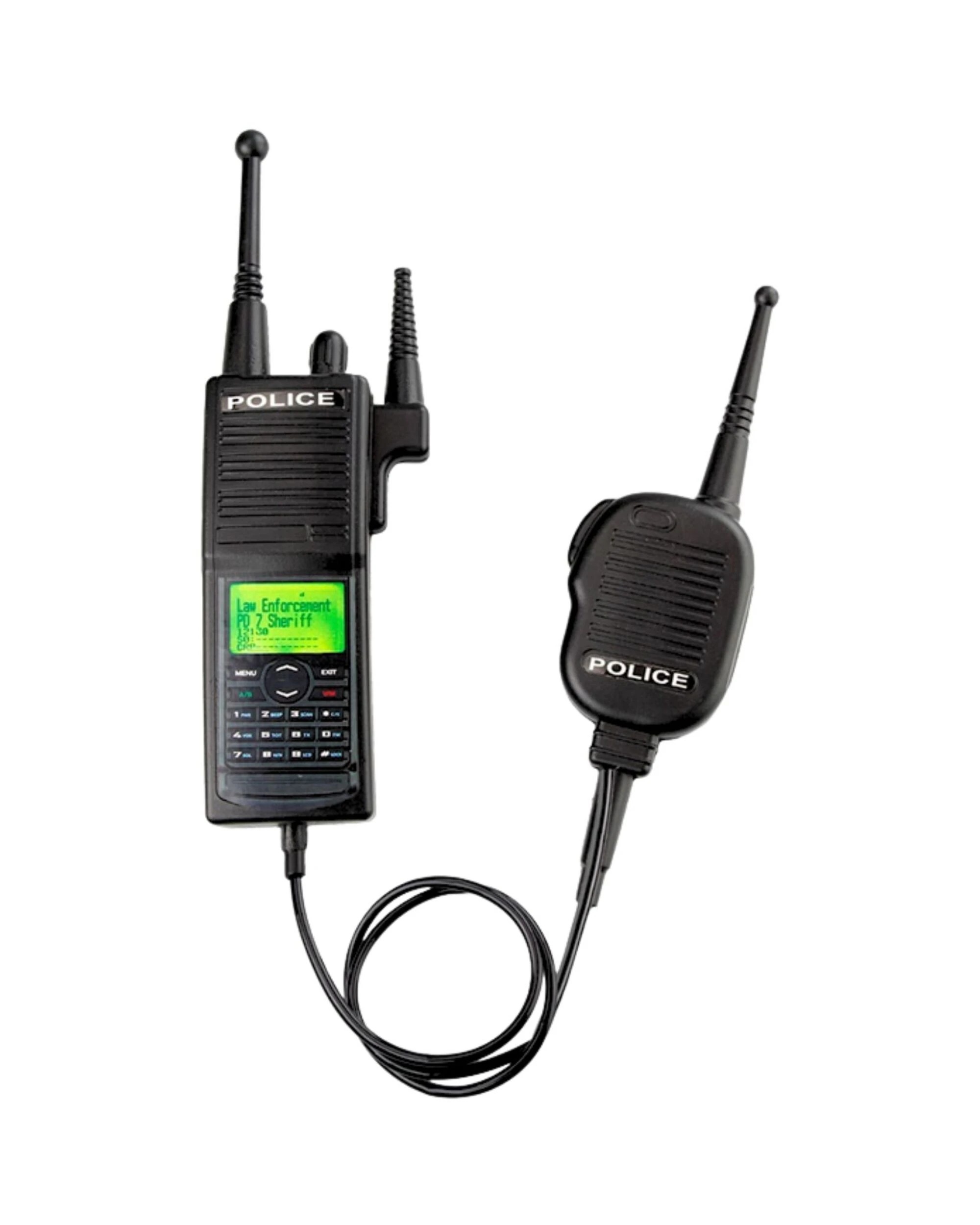 1 Widmann Police Officer Radio Prop - One Size - Black, 1 of 3