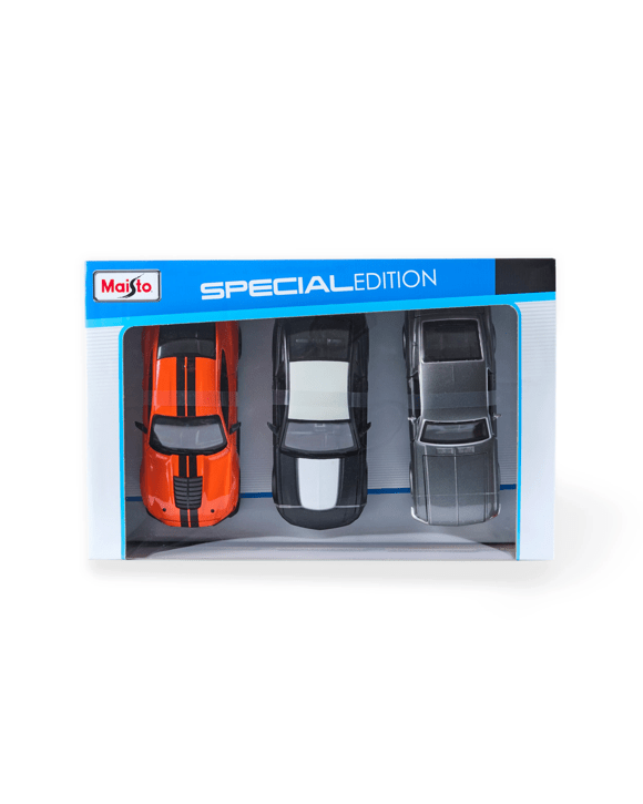 3 Pack Maisto Special Edition 1:24 Mustang Cars Gift Pack