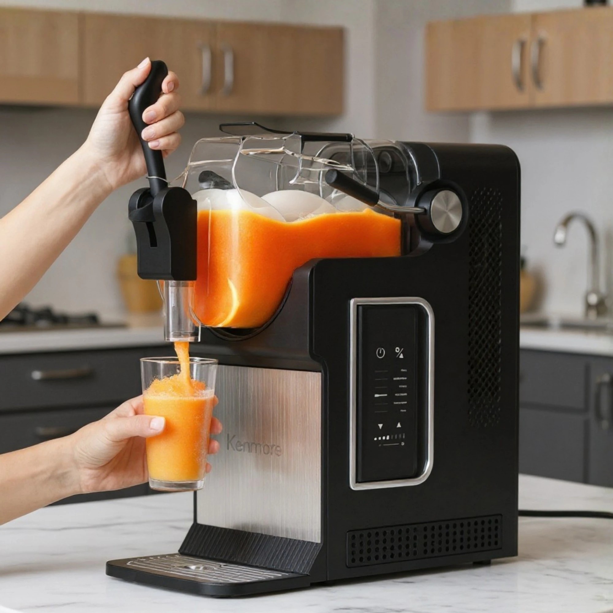 5 Kenmore 2.1 L Slushie and Frozen Drink Machine - Silver, 5 of 10