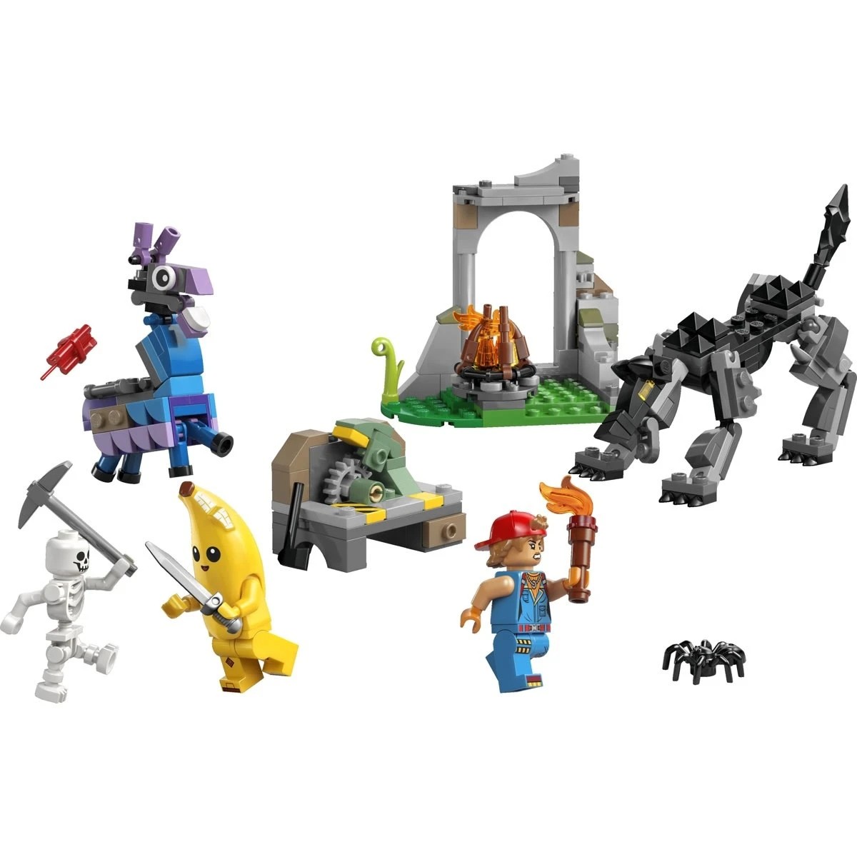 3 LEGO Fortnite Peely & Sparkplug’s Camp 77075, 3 of 11