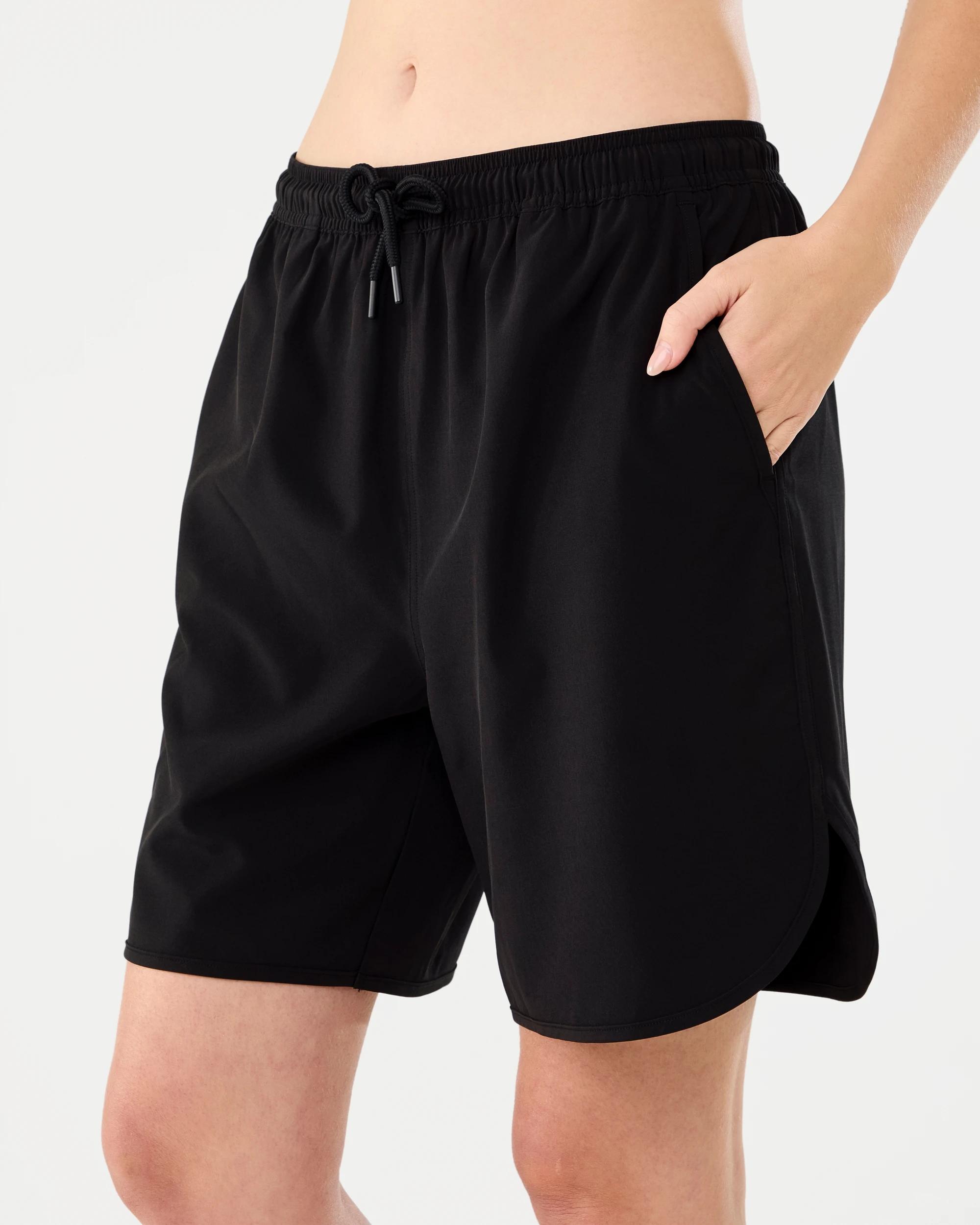2 Mid Length Boardshorts Black, 2 of 5