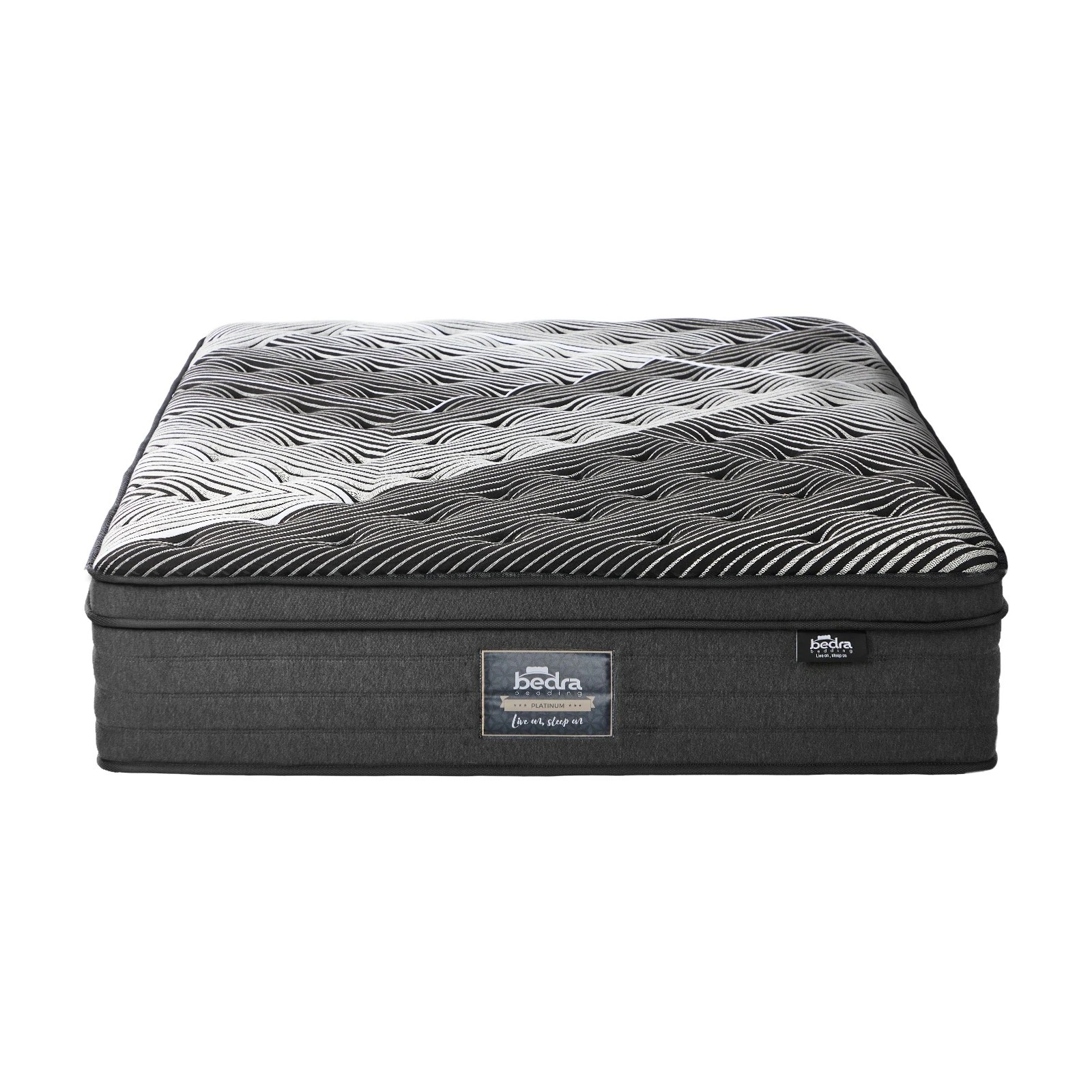 1 Bedra Bedding Queen Mattress 9 Zone Pocket Spring Foam Bamboo Euro Top 35cm - Multi, 1 of 4