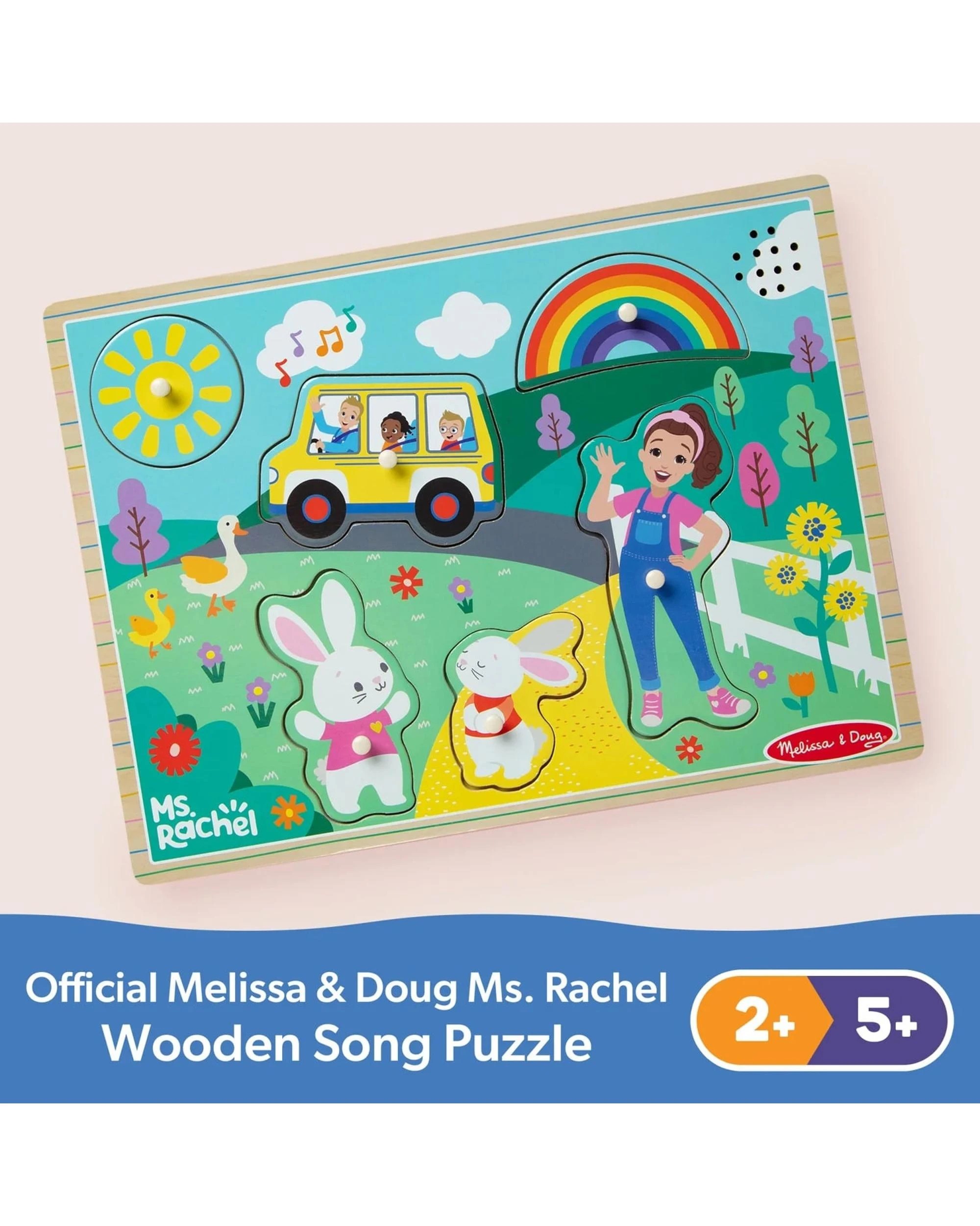 8 Melissa and Doug Ms Rachel Wooden Song Puzzle, 8 of 8