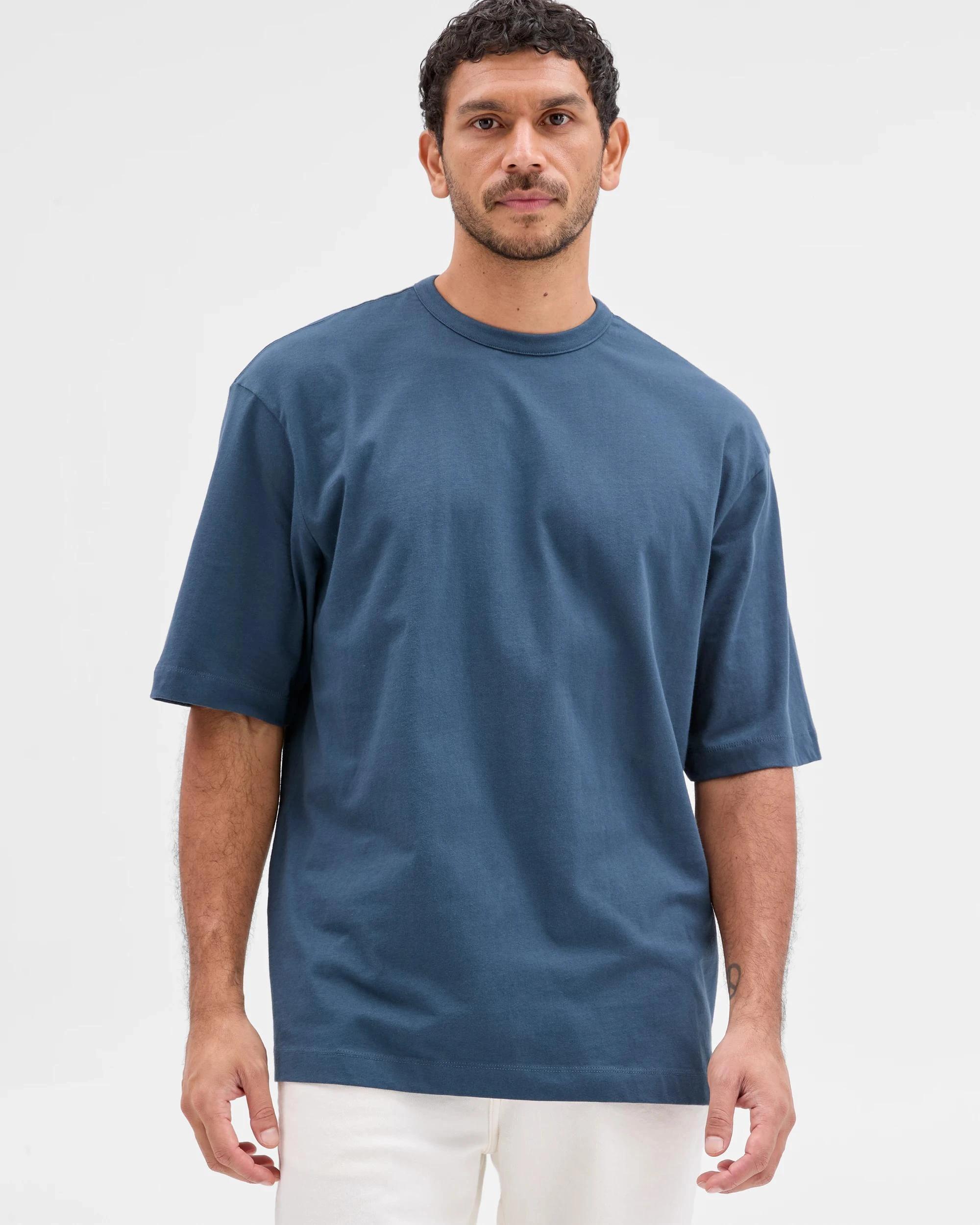 3 Target Australian Cotton Oversized T-Shirt NAVY SEA, 3 of 6