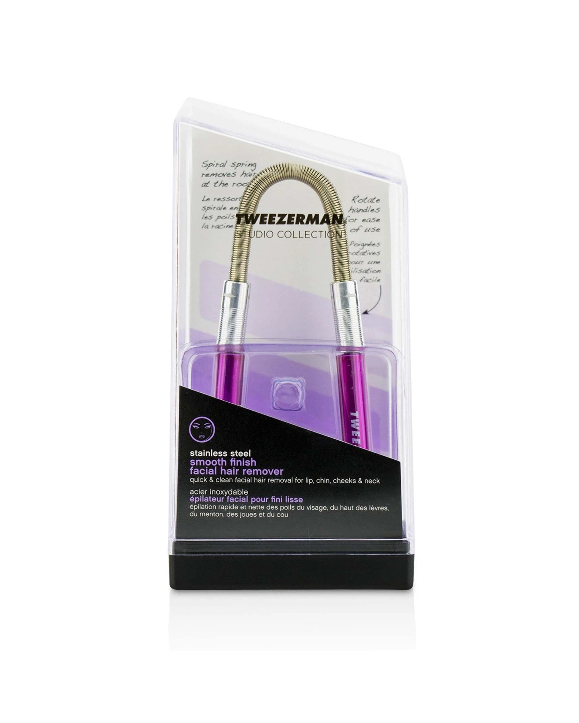 1 Tweezerman Smooth Finish Facial Hair Remover (Studio Collection) - Pink, 1 of 3