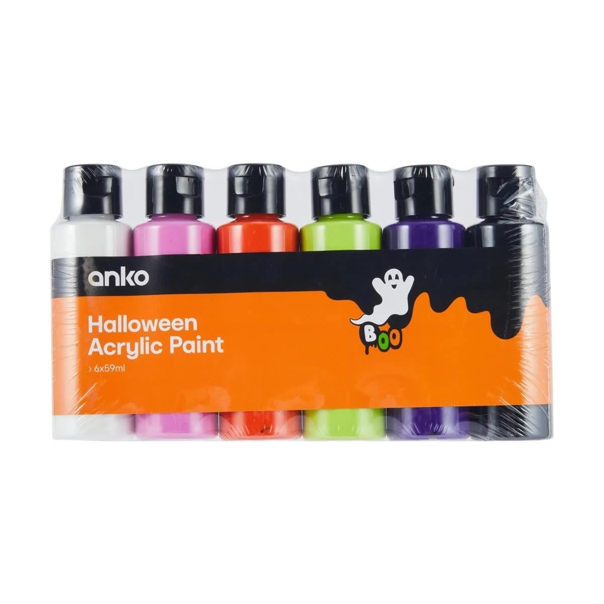 1 6 Pack Halloween Acrylic Paint, 1 of 3