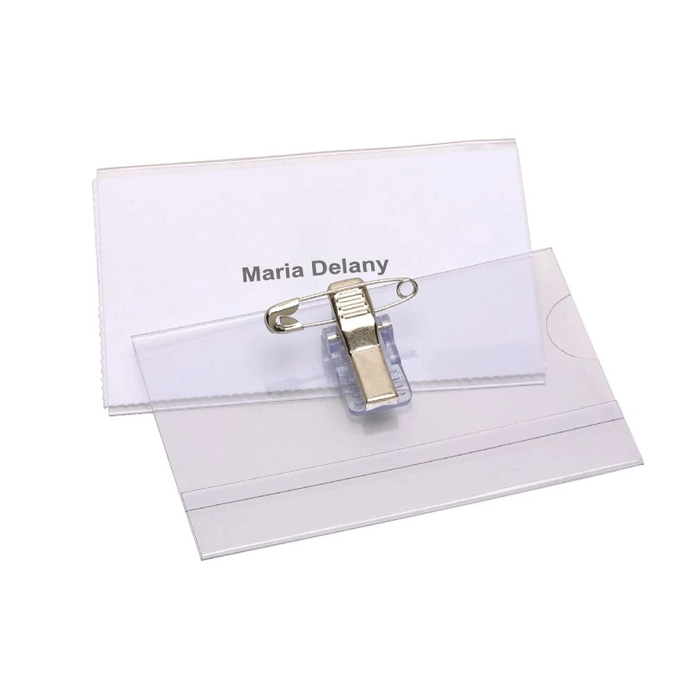 2 Rexel Convention Card Holders with Pin and Clip 50 Pack, 2 of 2