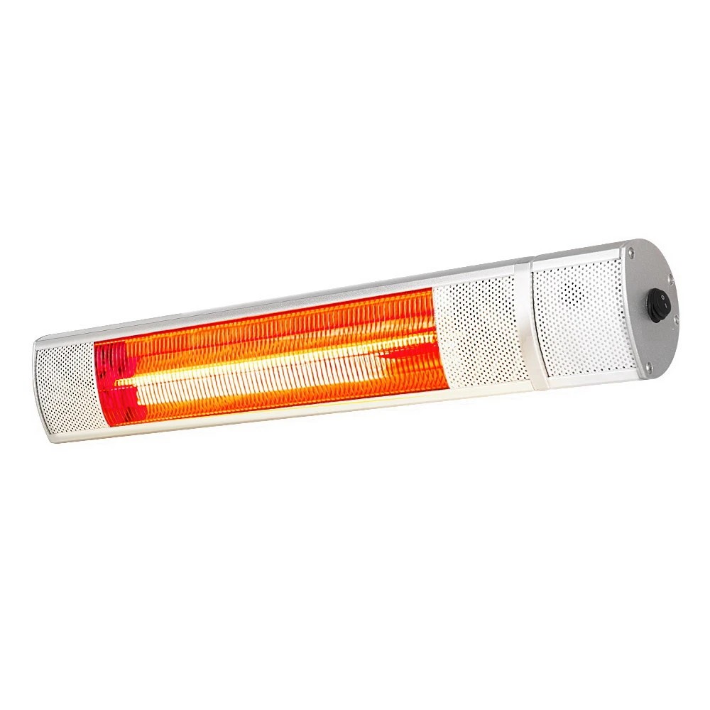 1 Devanti Electric Strip Heater Infra Radiant Heaters - Silver, 1 of 6