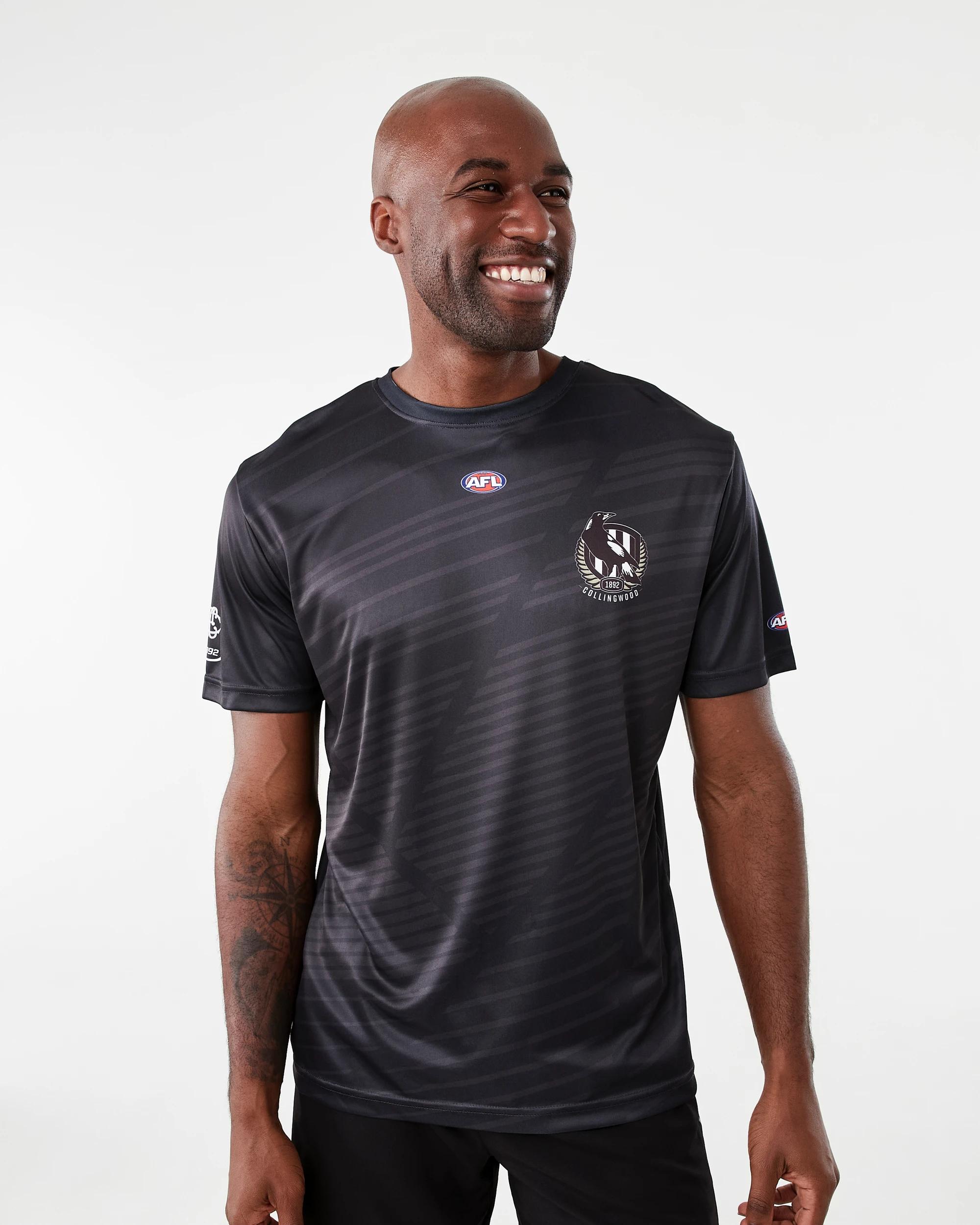 1 Official AFL Adult Training T-shirt Collwood, 1 of 9