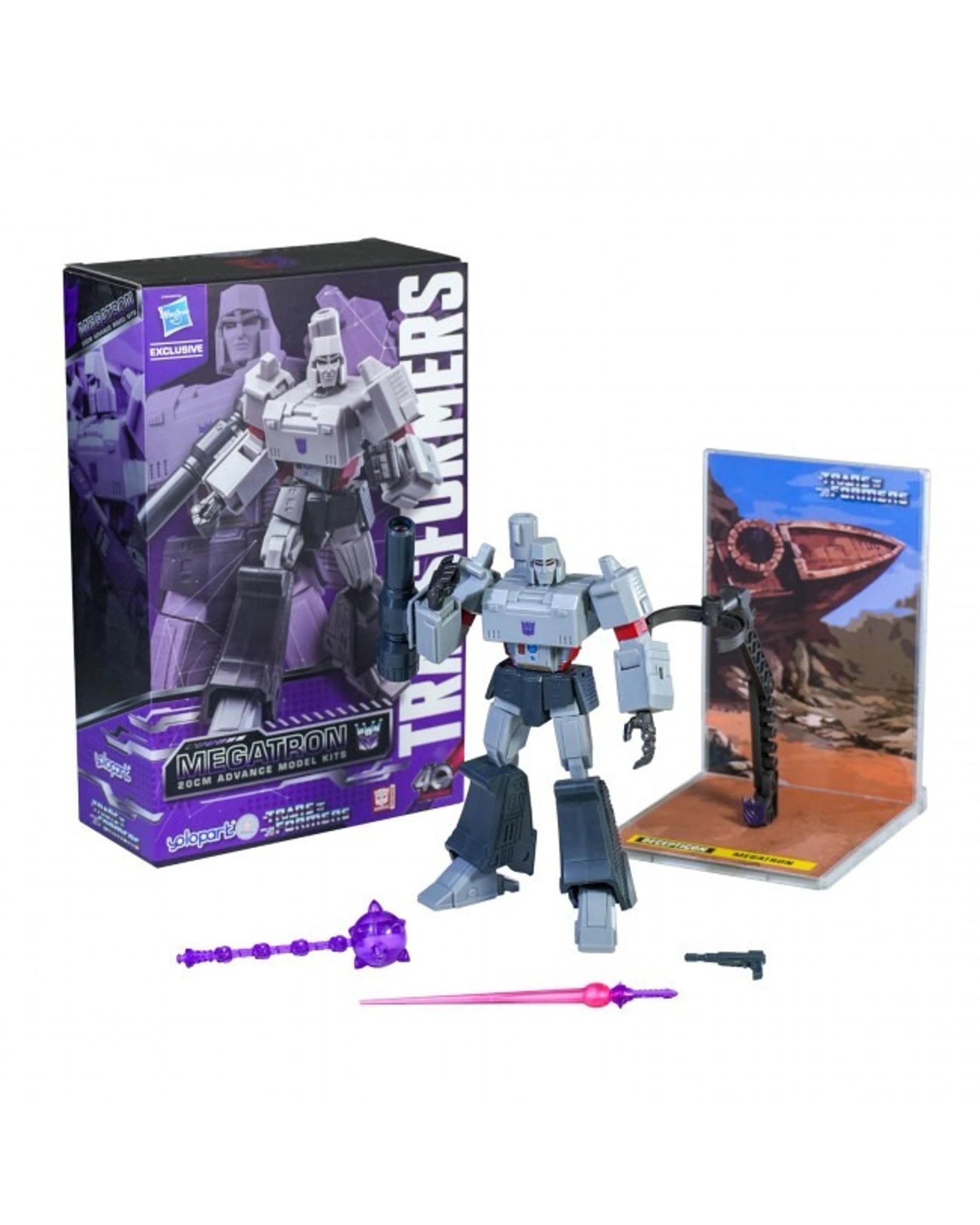 3 Yolopark Transformers Generation One Megatron AMK Series 20cm Advance Model Kit, 3 of 6
