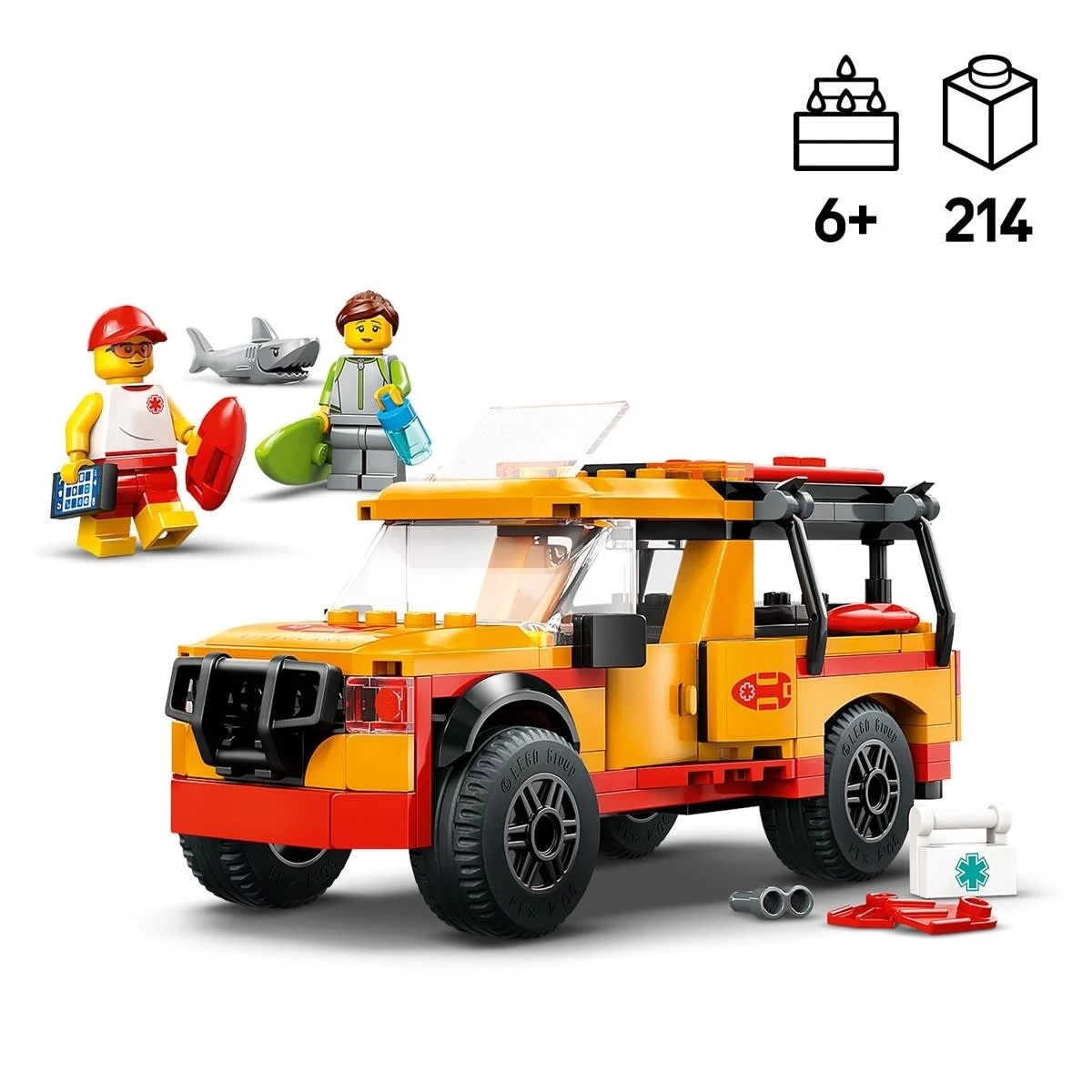 3 LEGO City Lifeguard Beach Rescue Truck 60453, 3 of 9