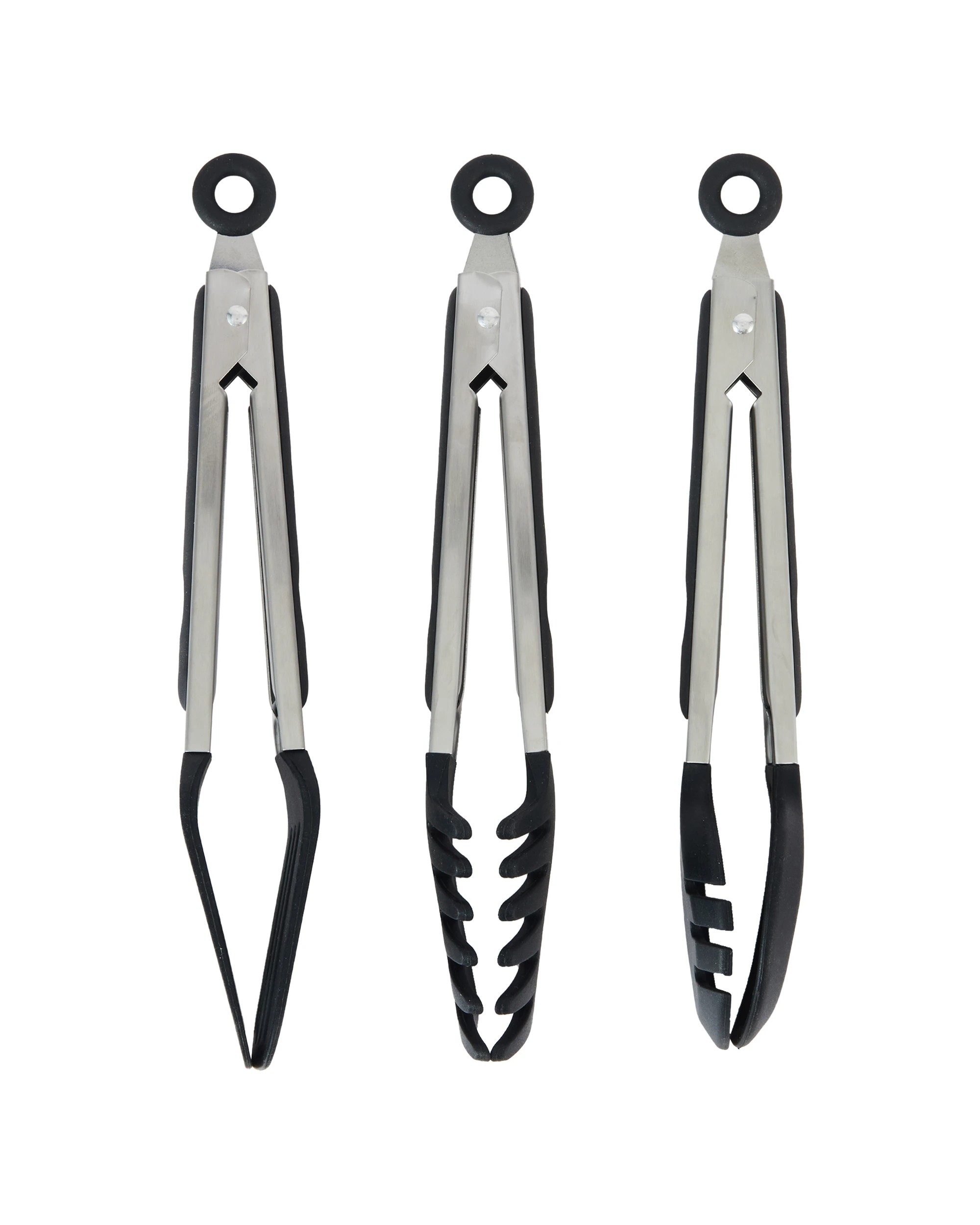 1 Set of 3 Tongs Set, 1 of 7