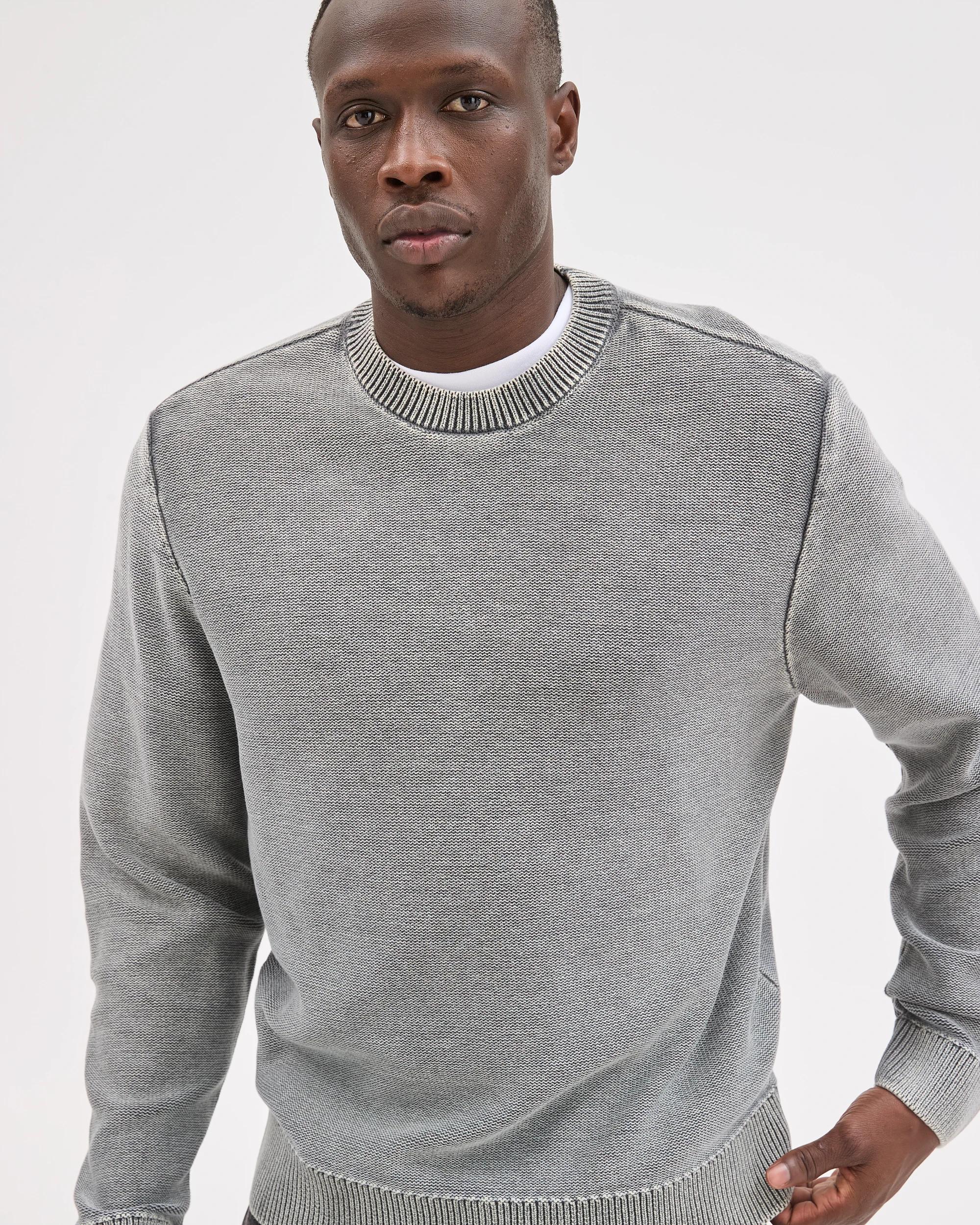 5 Commons Australian Cotton Oversized Knit Jumper WORN GREY, 5 of 7