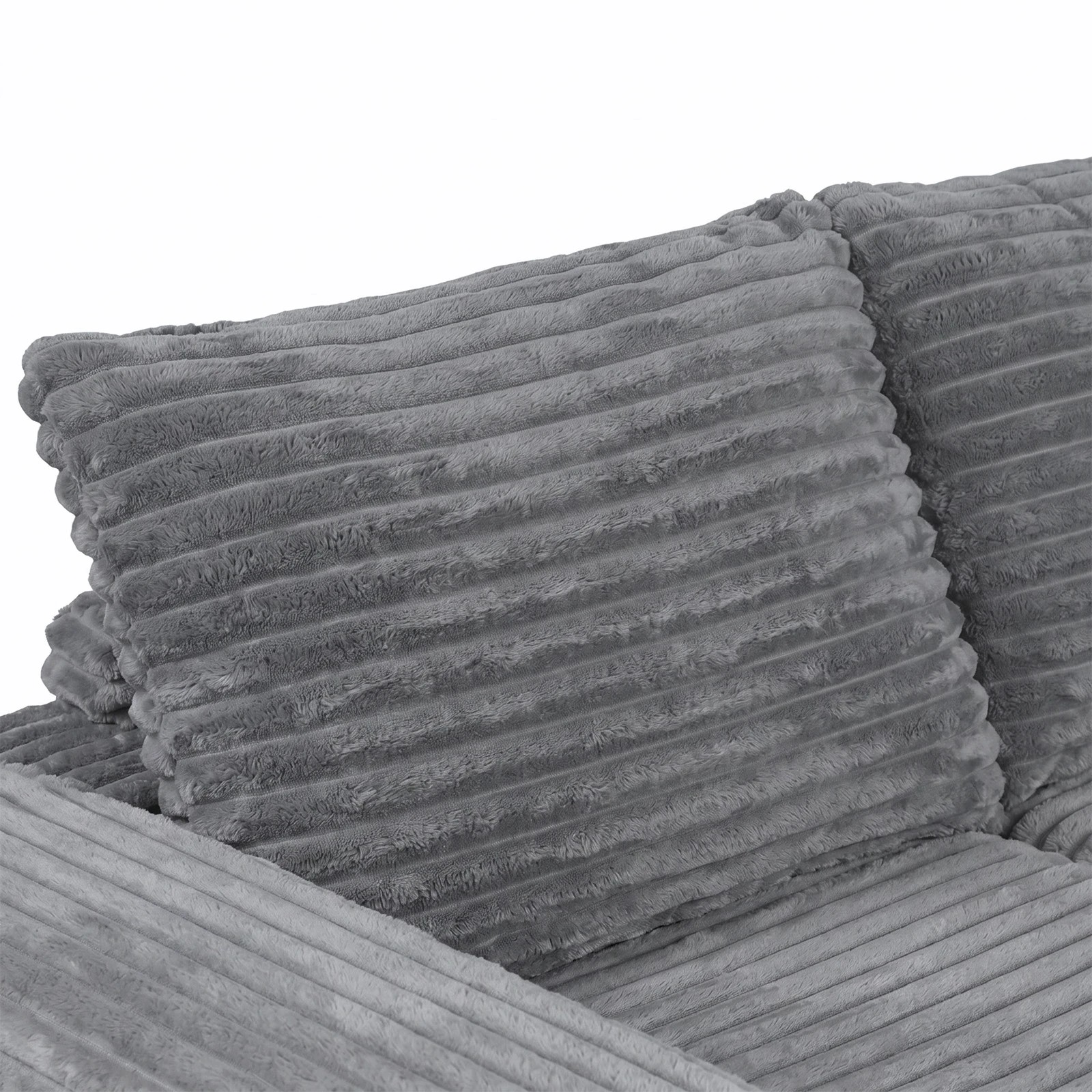 7 Advwin Loveseat Floor Sofa 162cm Loveseat Bean Bag Chair - Grey, 7 of 7