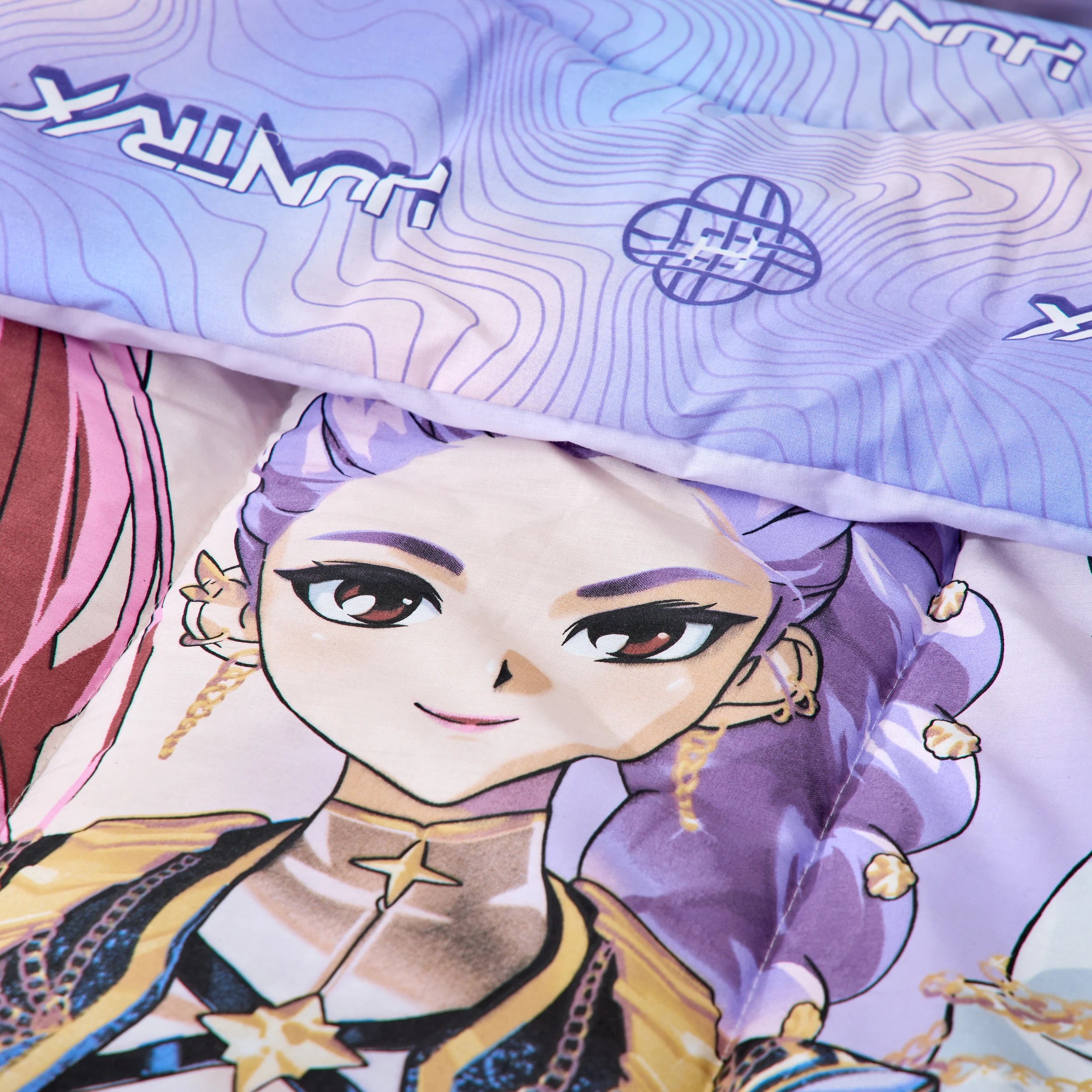 4 KPop Demon Hunters Reversible Comforter Set - Single Bed, 4 of 4