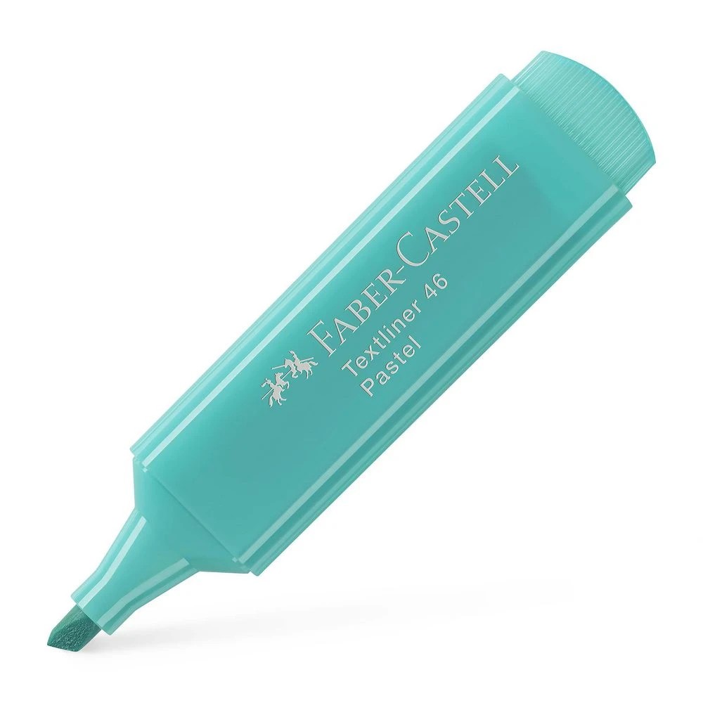 4 Faber-Castell Textliner Ice Highlighter Pastel Turquoise, 4 of 9