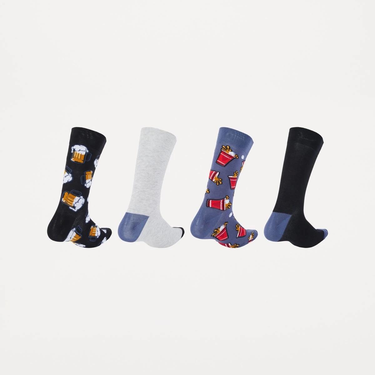 2 4 Pack Novelty Socks BEER HAPPY, 2 of 3