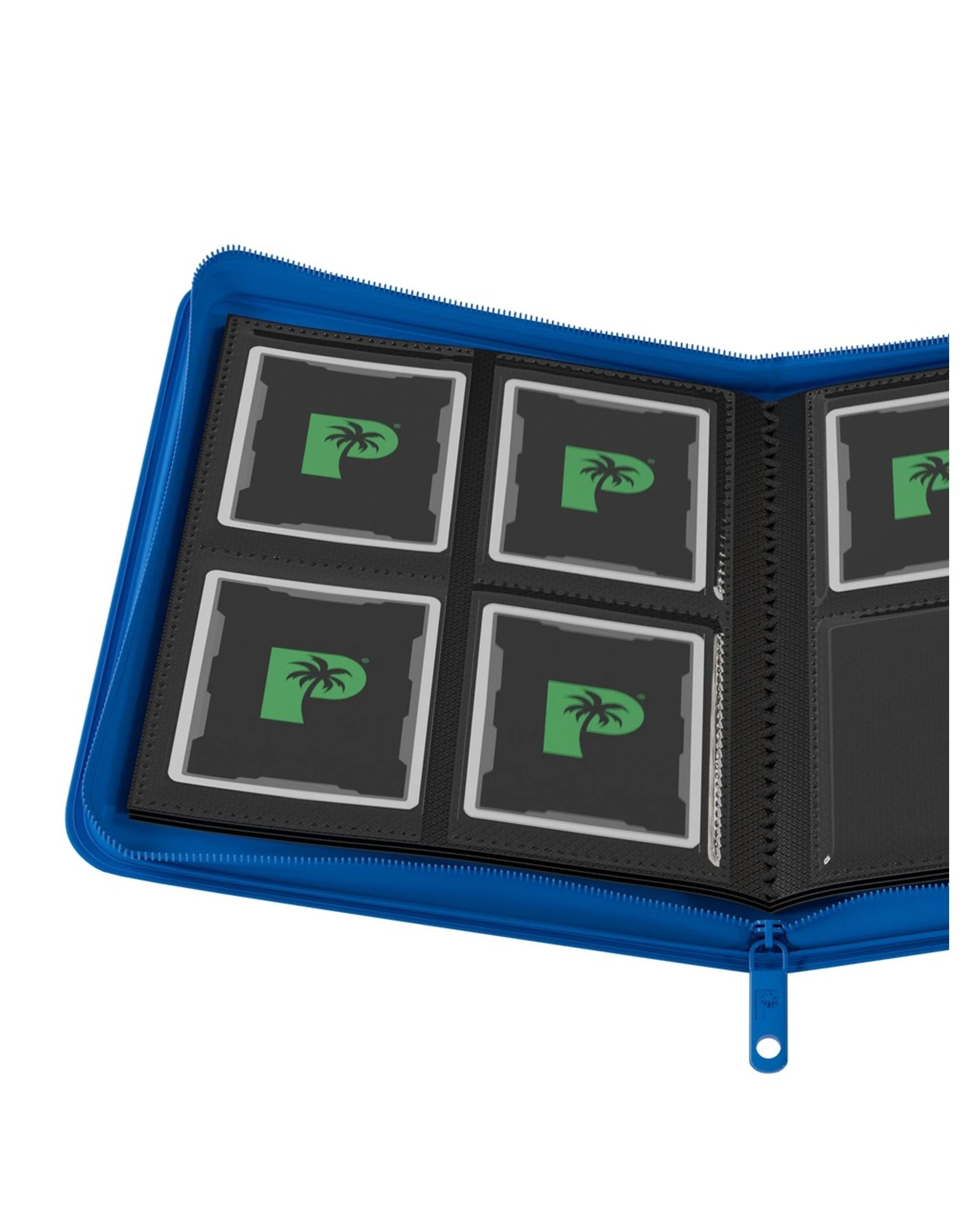 2 Palms Off Gaming Collector's Series 4 Pocket Zip Binder - Blue, 2 of 8