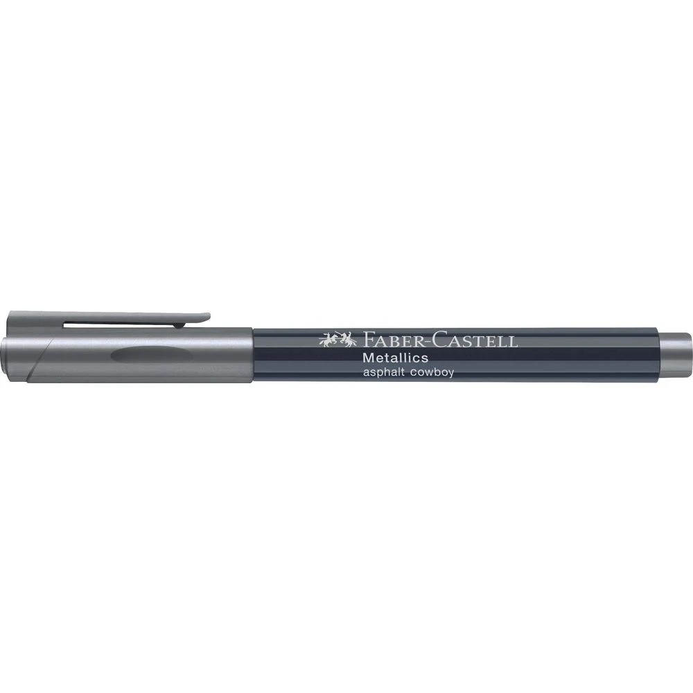 2 Faber-Castell Metallic Permanent Marker Asphalt Cowboy, 2 of 6
