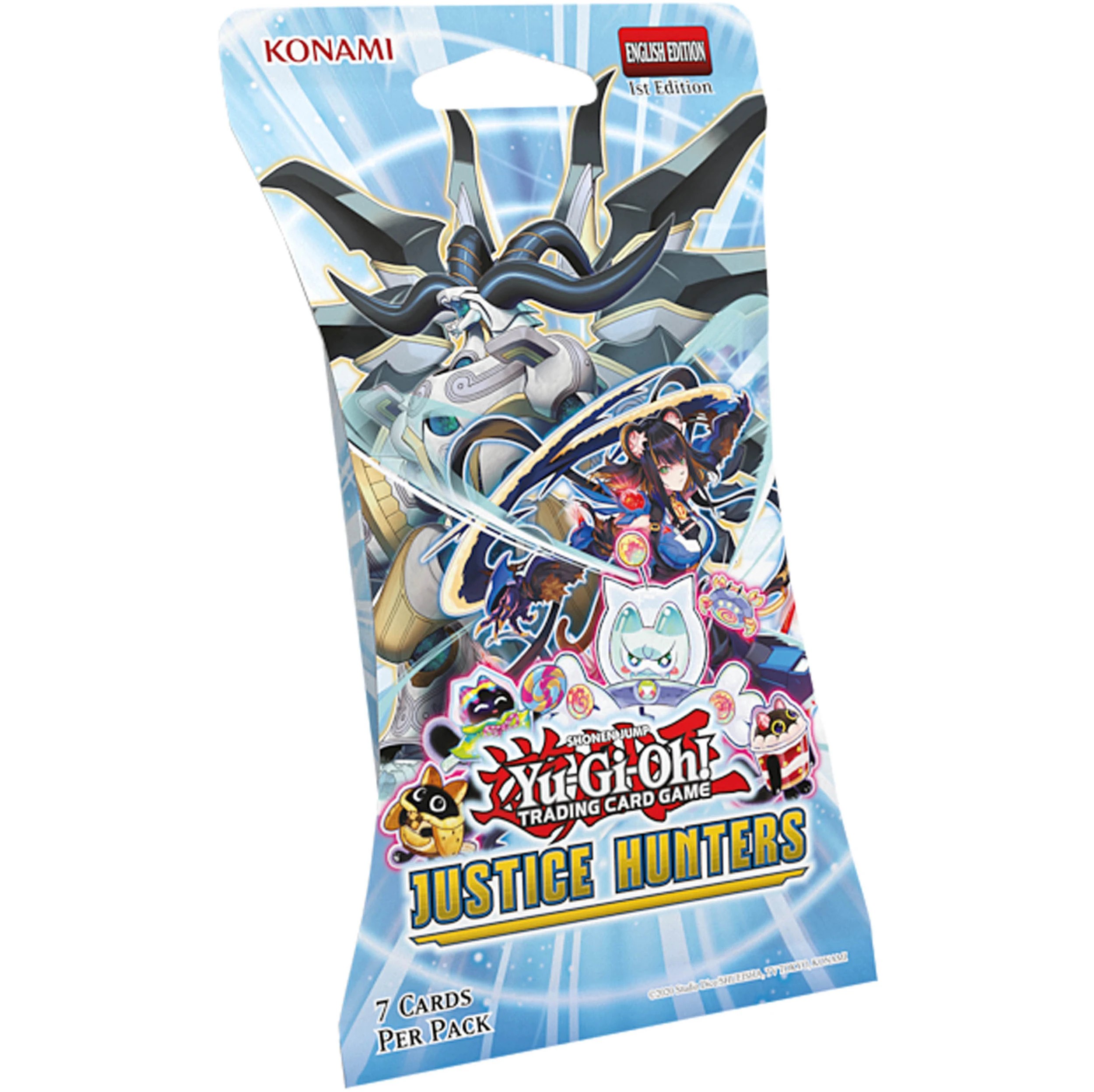 2 Konami Shonen Jump Yu-Gi-Oh! Trading Card Game: Justice Hunters Blister Pack, 2 of 3