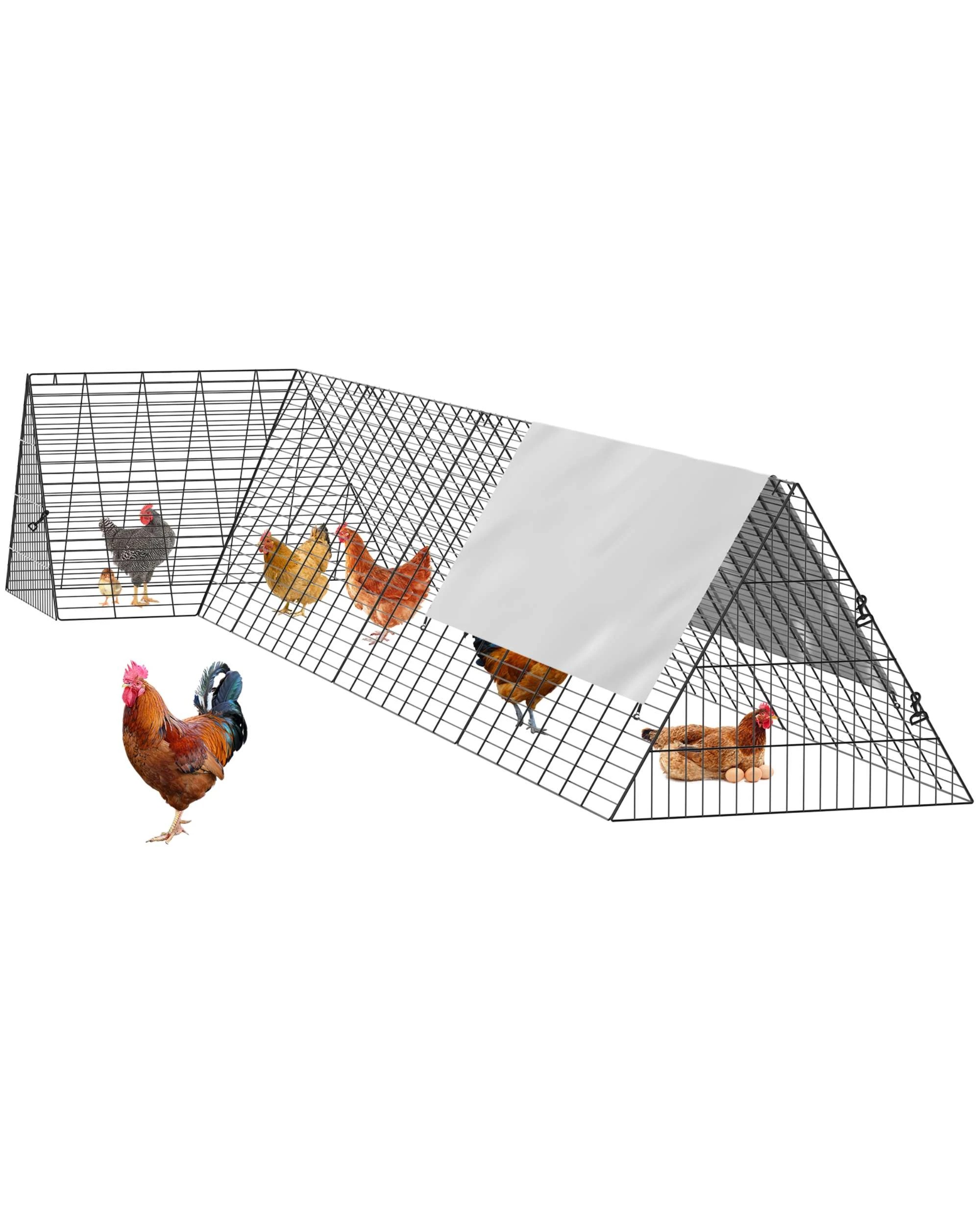 1 Advwin Chicken Tunnels for Yard Chicken Coop Run Pen, 1 of 8