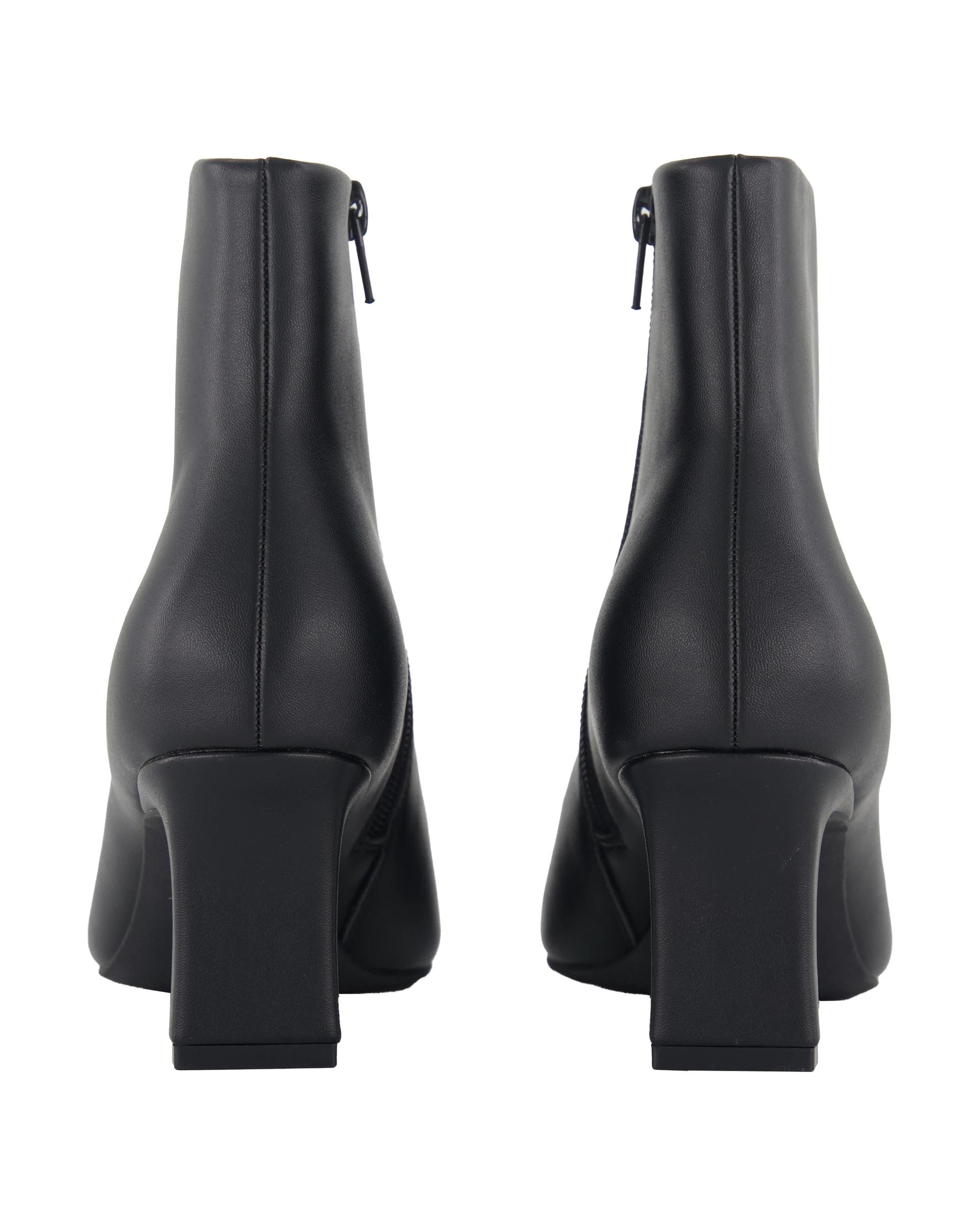 5 Straight Heel Ankle Boots Black, 5 of 5