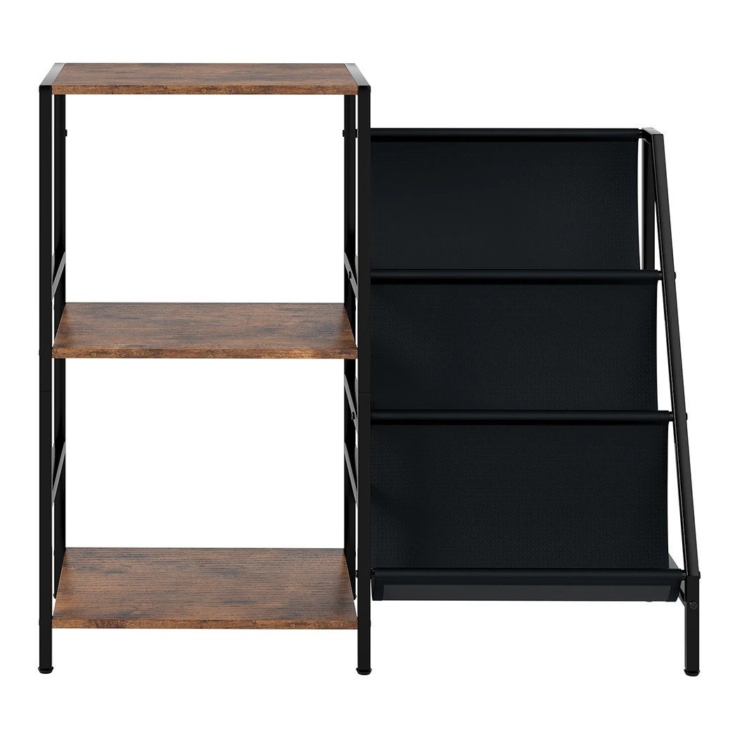 2 Levede Vinyl Record Storage with 3-Tie-Brown & Black, 2 of 8