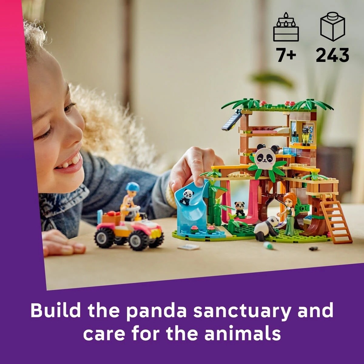 4 LEGO Friends Panda Sanctuary Animal Care 42648, 4 of 11