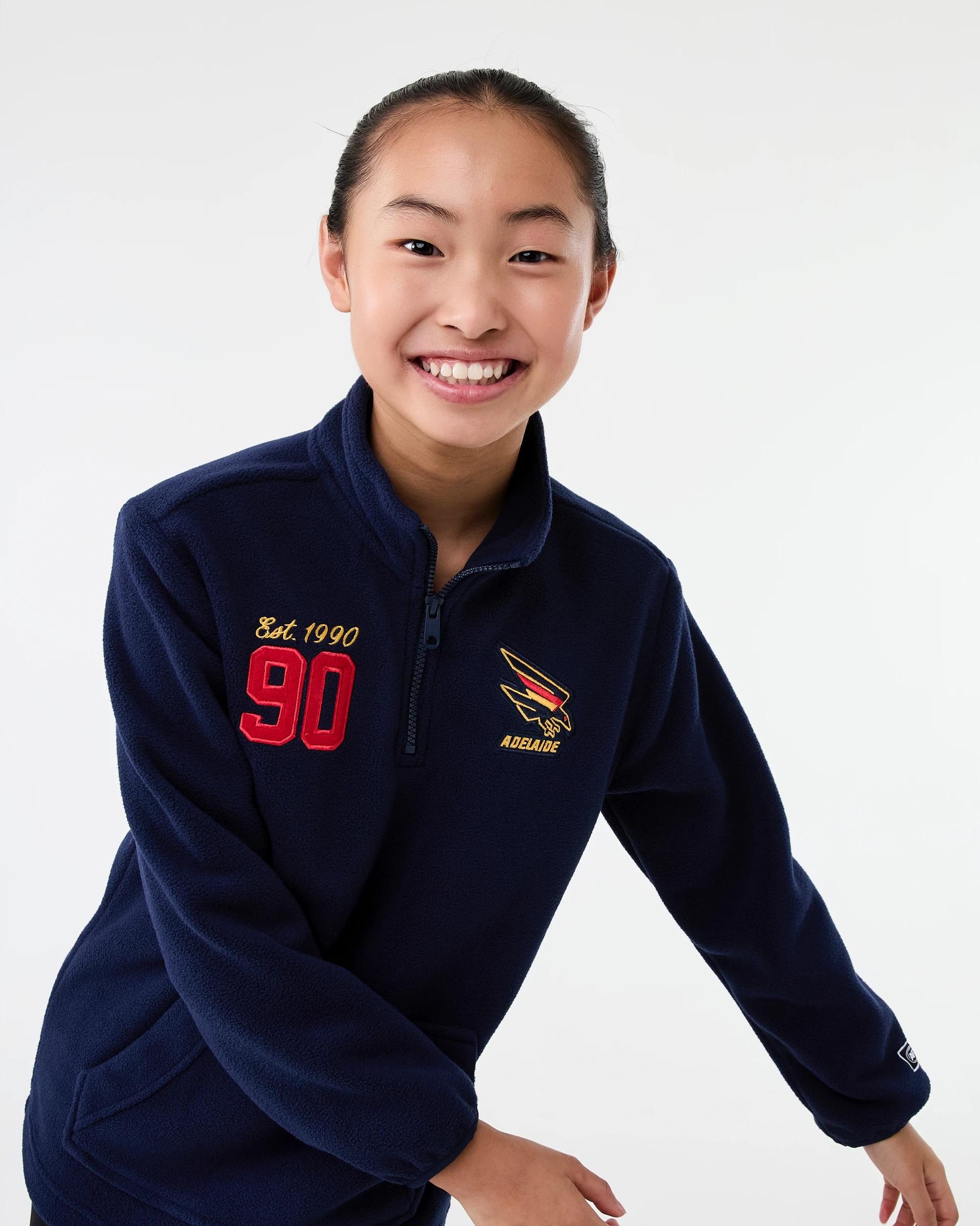 4 Official AFL Kids Polar Fleece Jacket Adelaide, 4 of 10