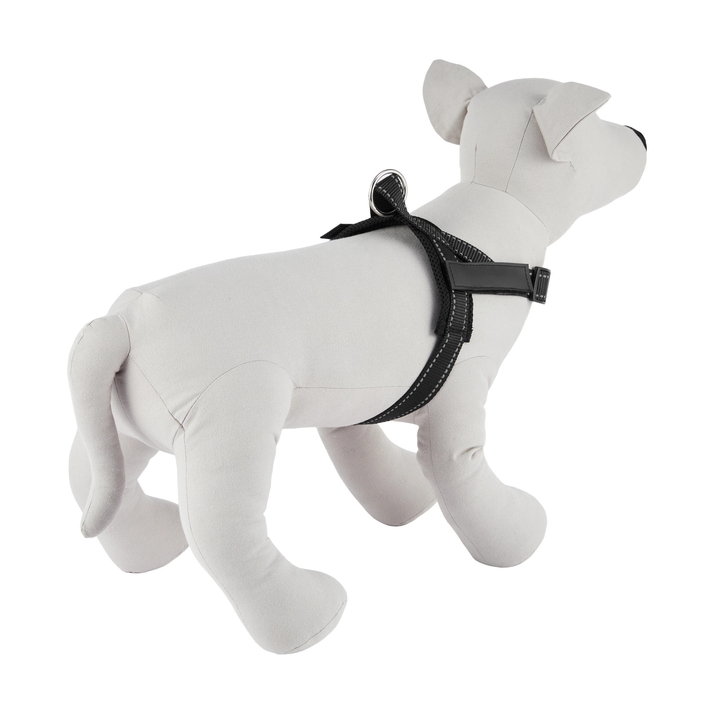 3 Pet Customisable Harness - Large, Black, 3 of 10