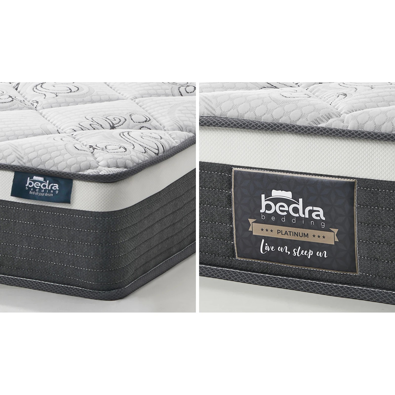 1 Bedra Bedding Mattress Luxury Foam Bed Firm Pocket Spring 30cm Double
 - Multi, 1 of 1
